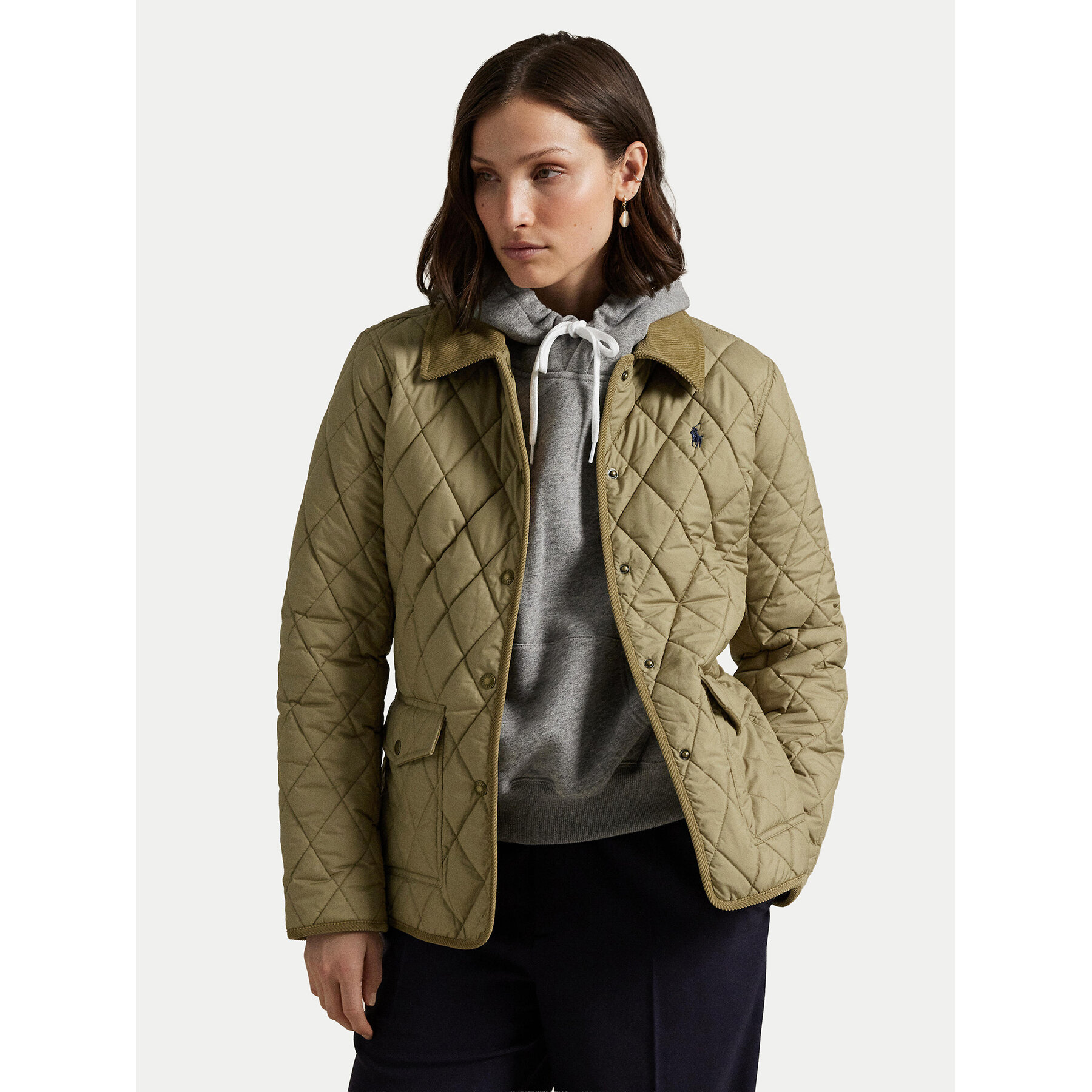 Polo Ralph Lauren Übergangsjacke 211965336004 Khakifarben Straight Fit