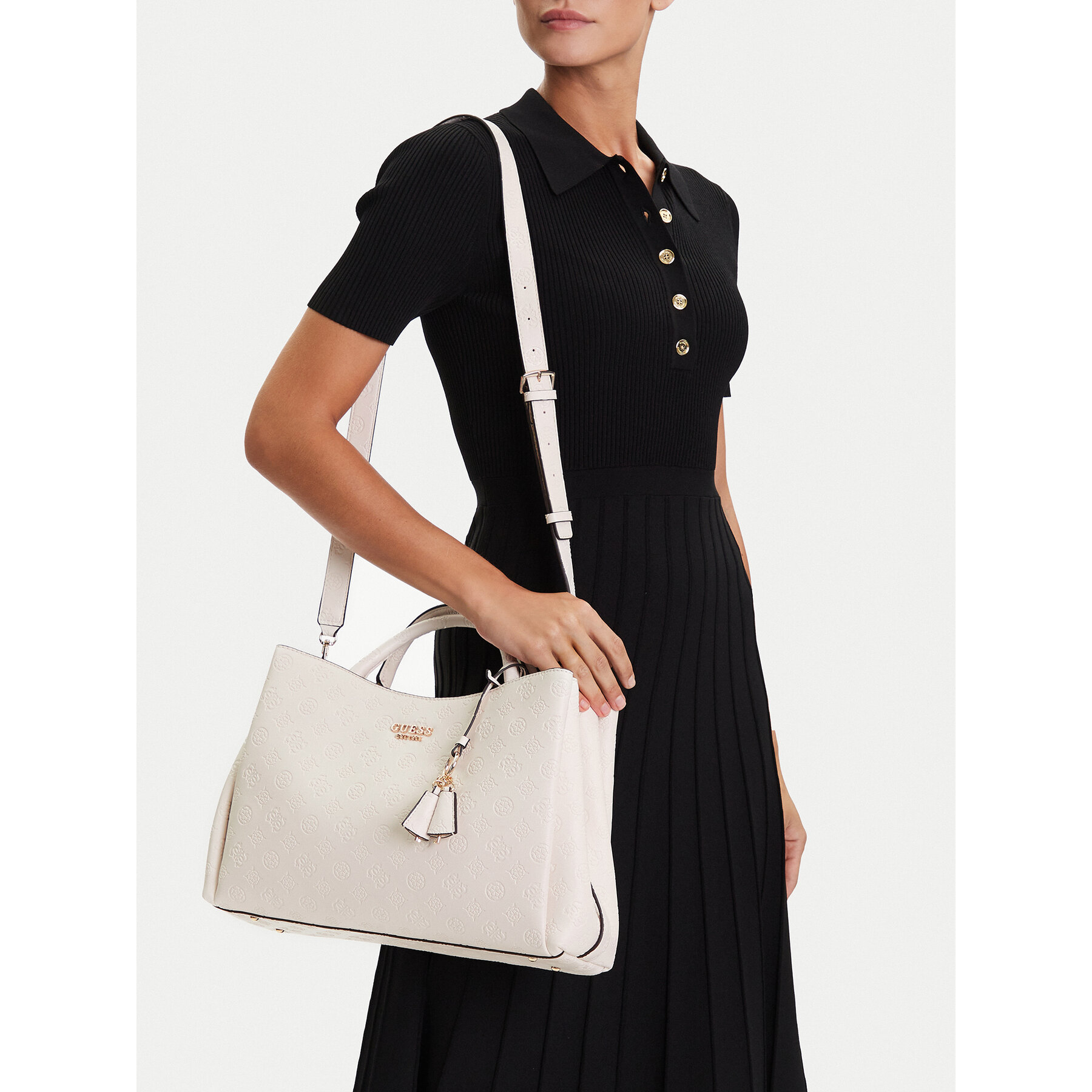 Geantă Guess Phoebe HWPD96 65070 Alb