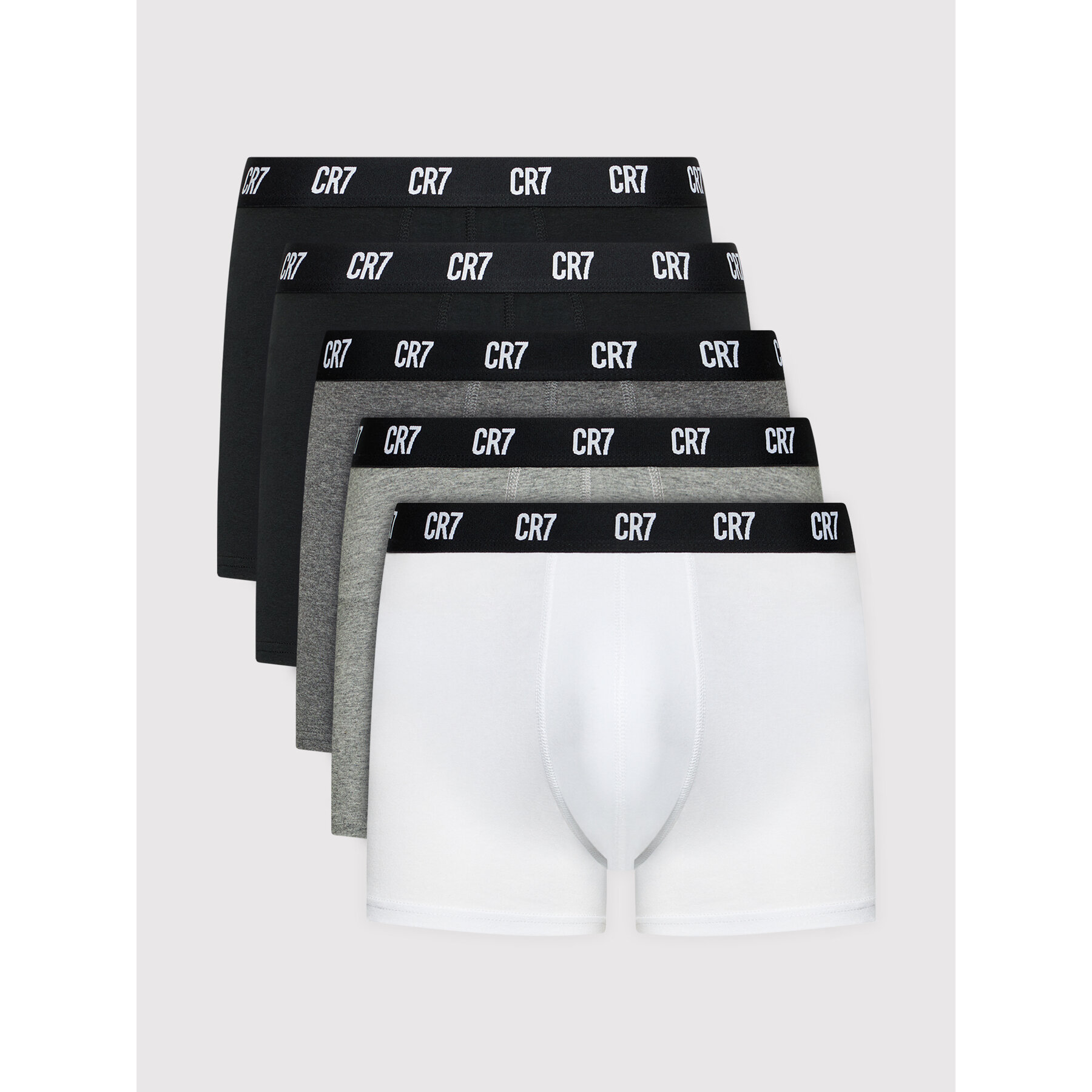 Cristiano Ronaldo CR7 Boxershorts-Set Basic Trunk 5-Pack 8106-49-2400 Grau