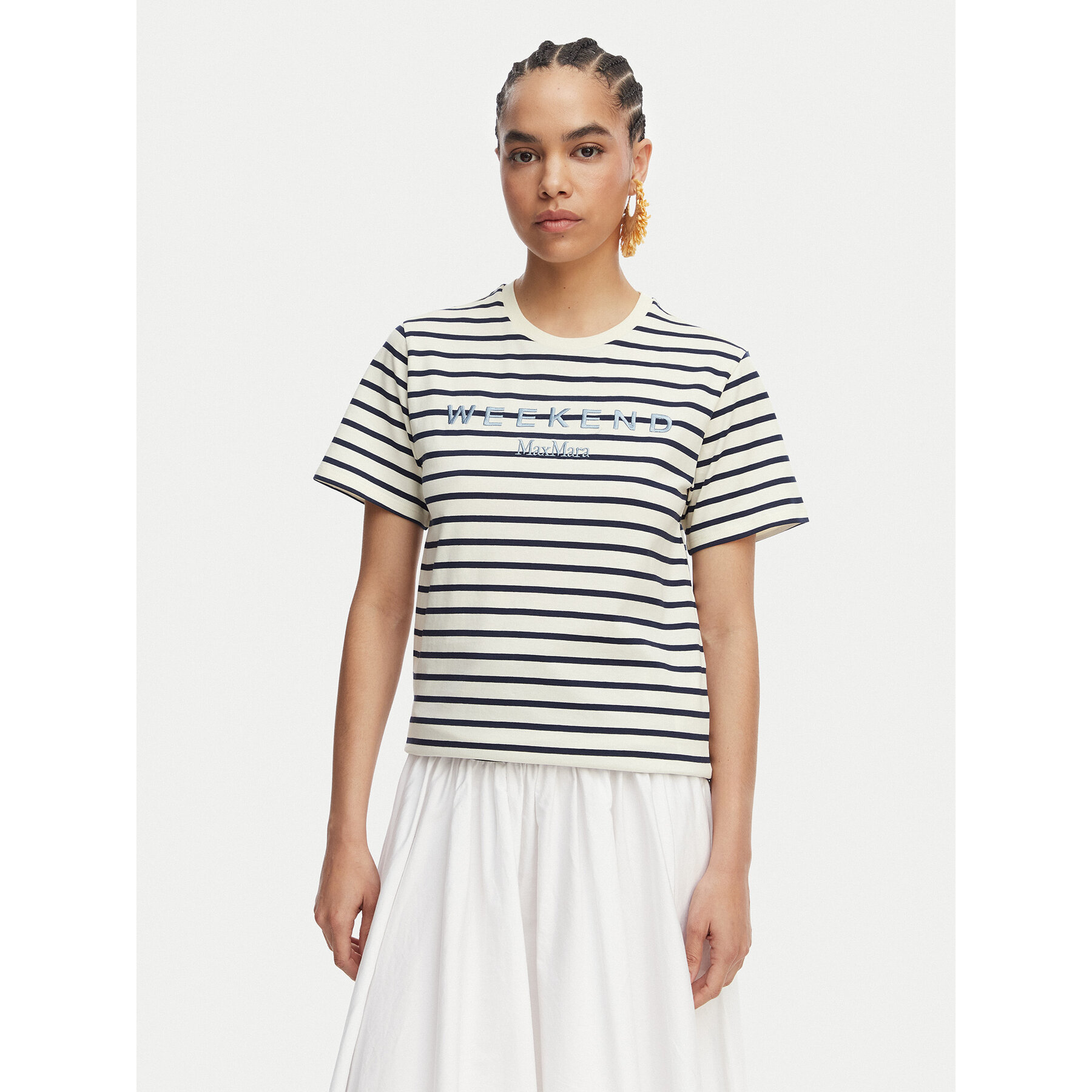 Weekend Max Mara T-Shirt Bora 2615971042 Dunkelblau Regular Fit