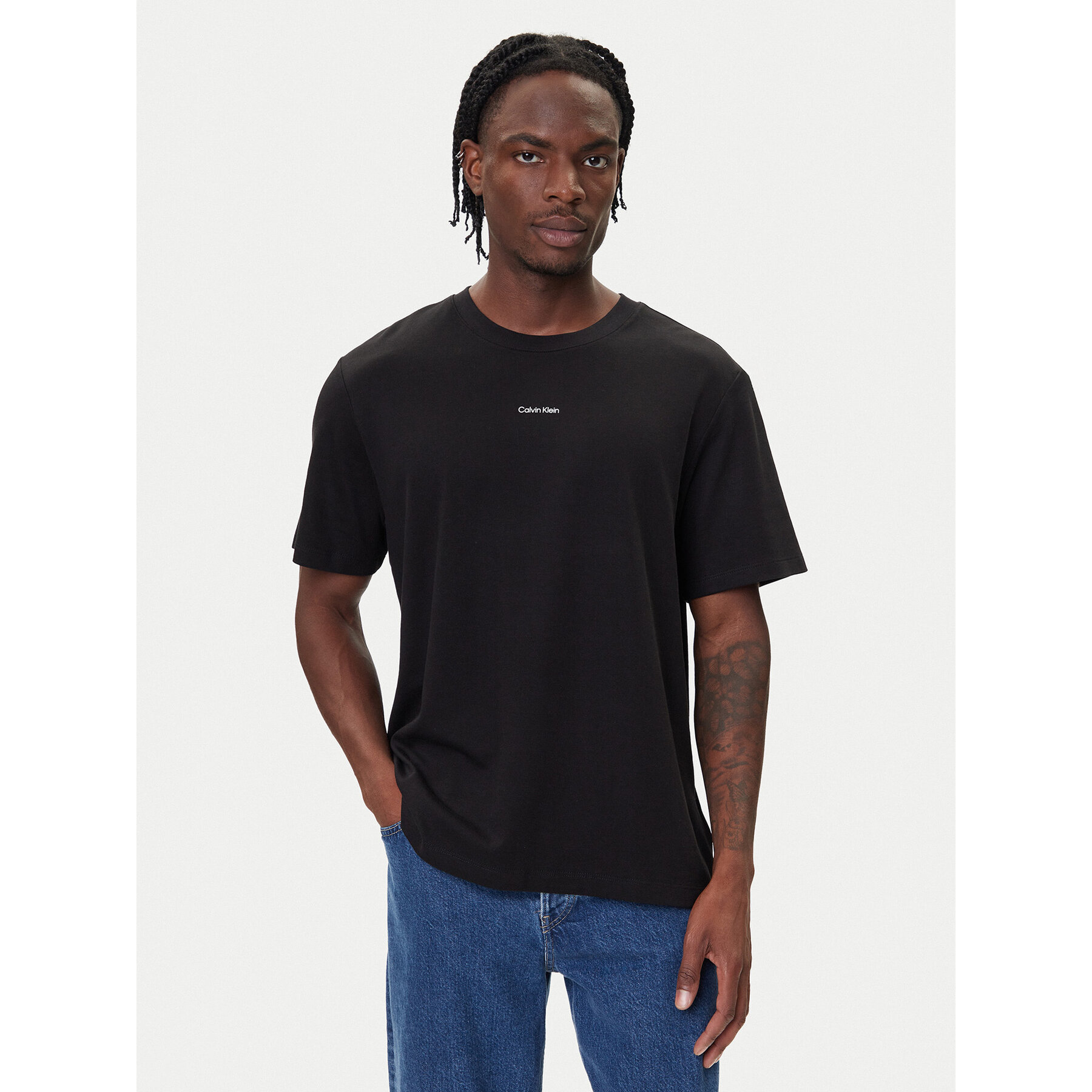 Calvin Klein Majica LV04LC241G Črna Regular Fit