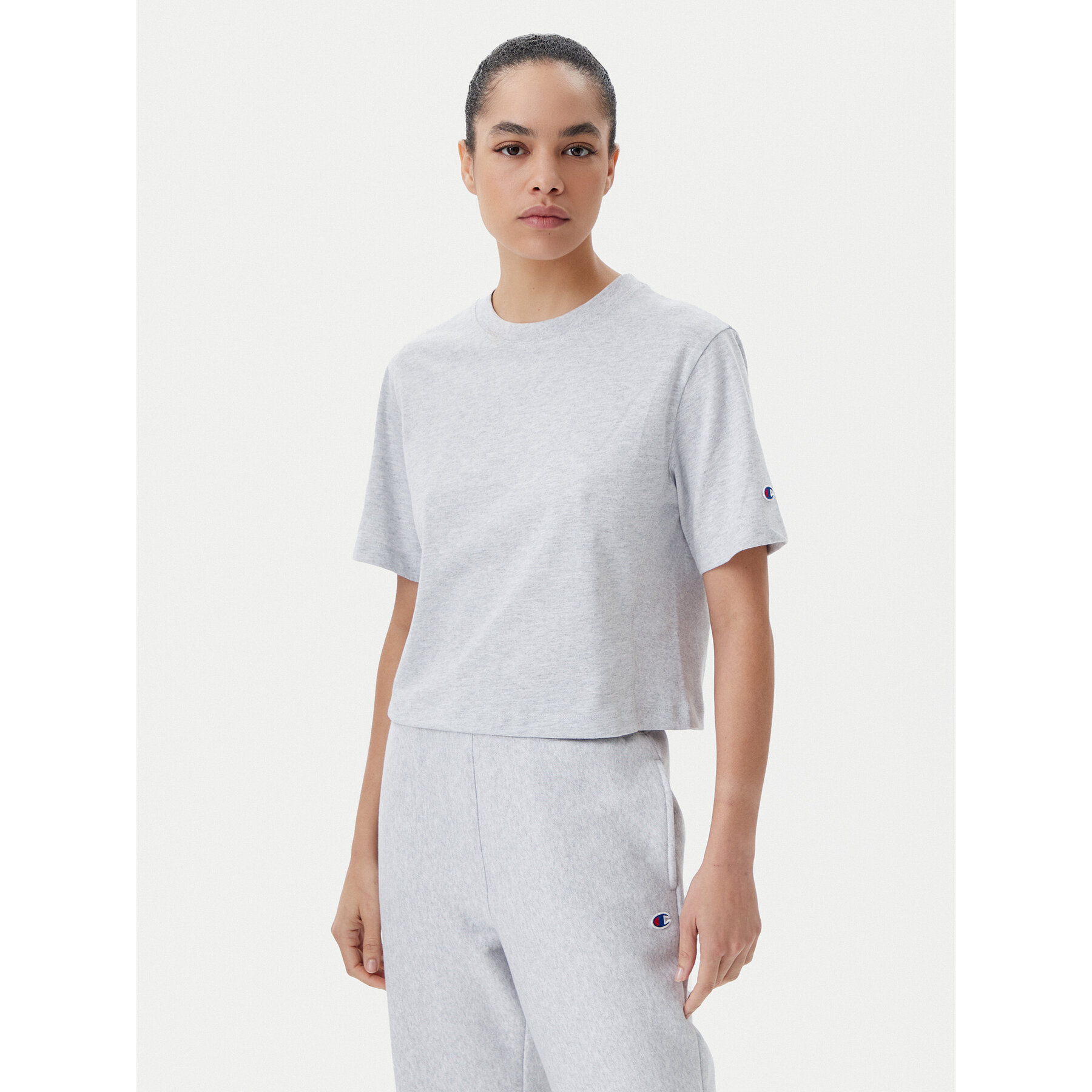 Champion Champion T-Shirt 117874 Γκρι Regular Fit