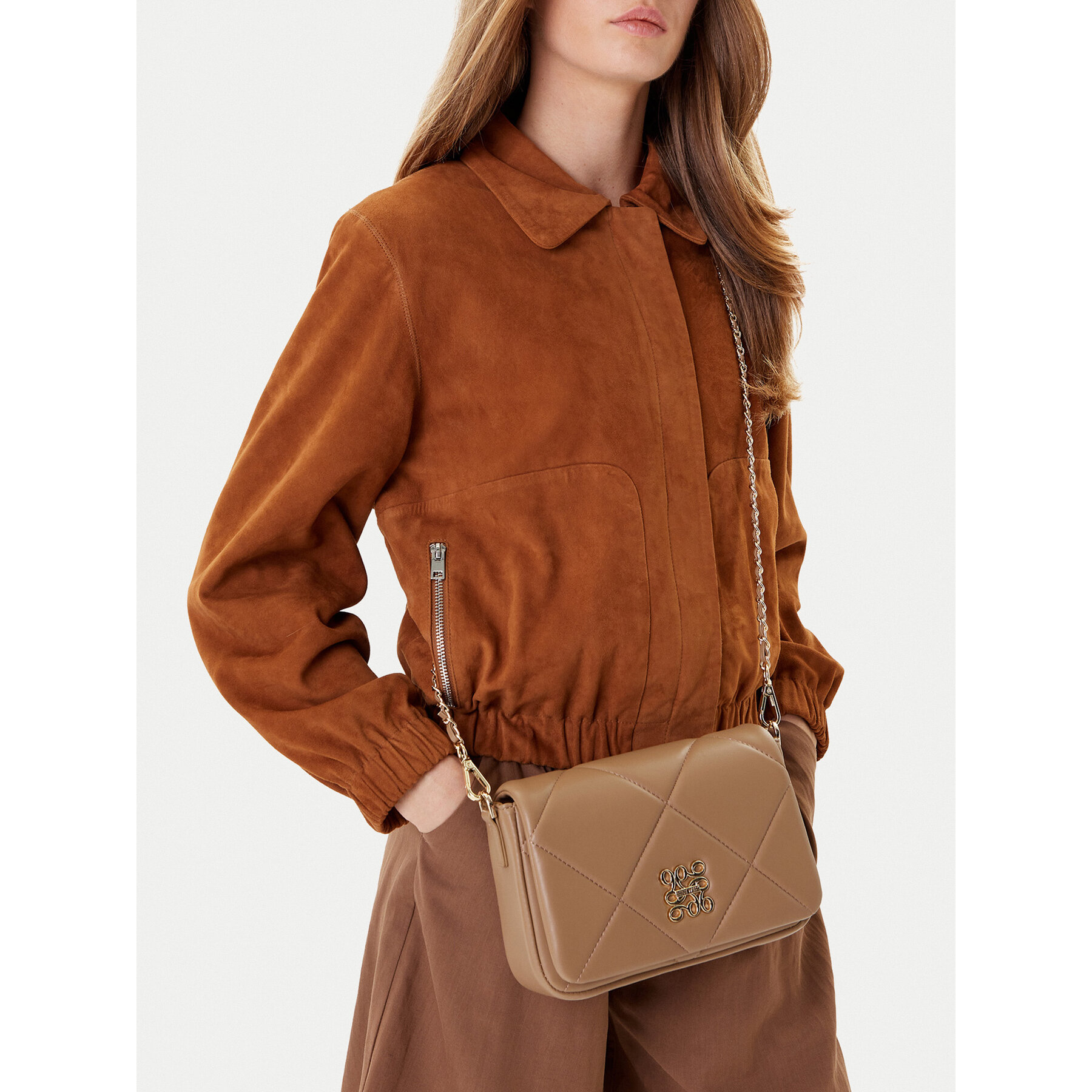 Geantă Nine West CEO-ANNA-LA482-3299 Bej