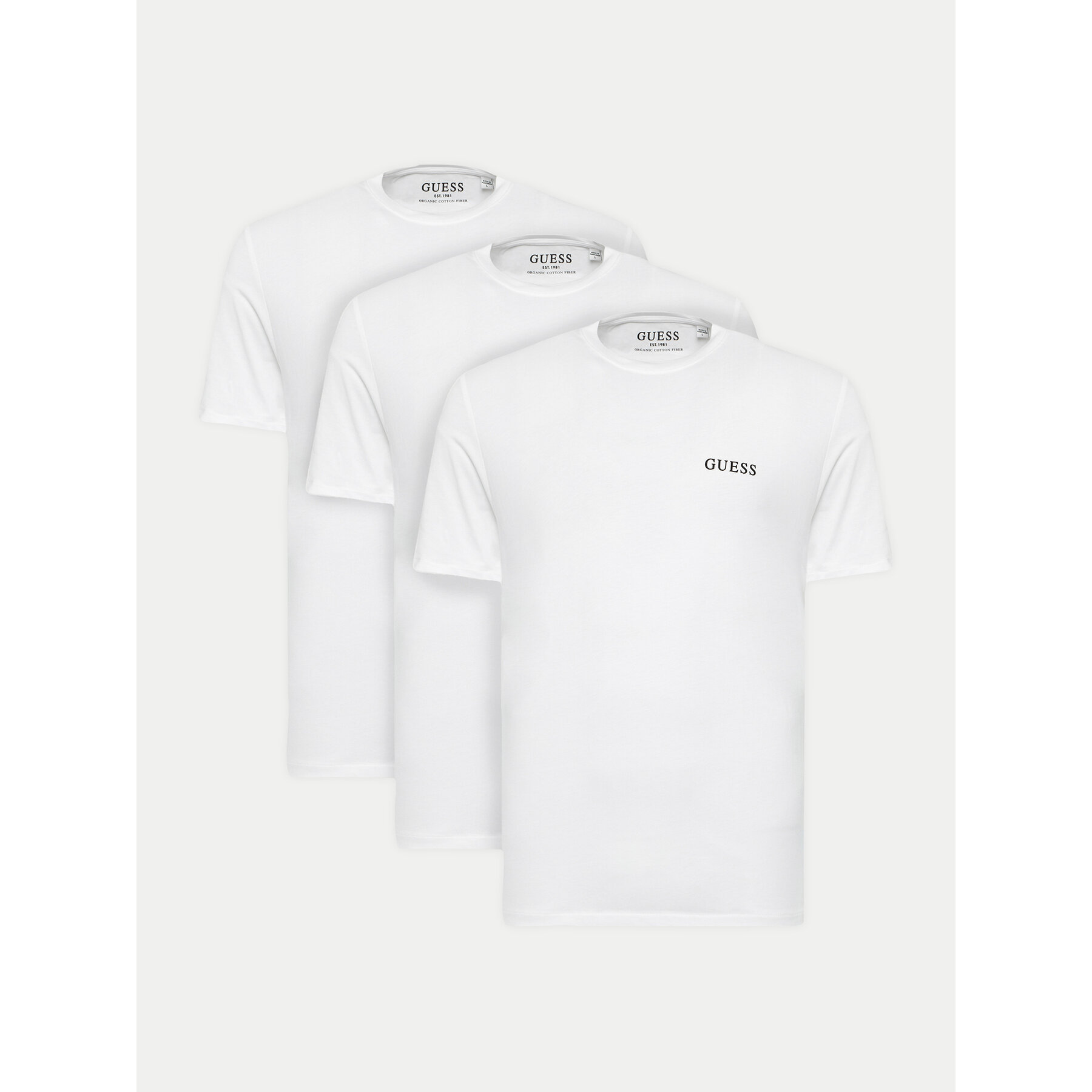 Guess Σετ t-shirts U4YG52 KCAM1 Λευκό Regular Fit