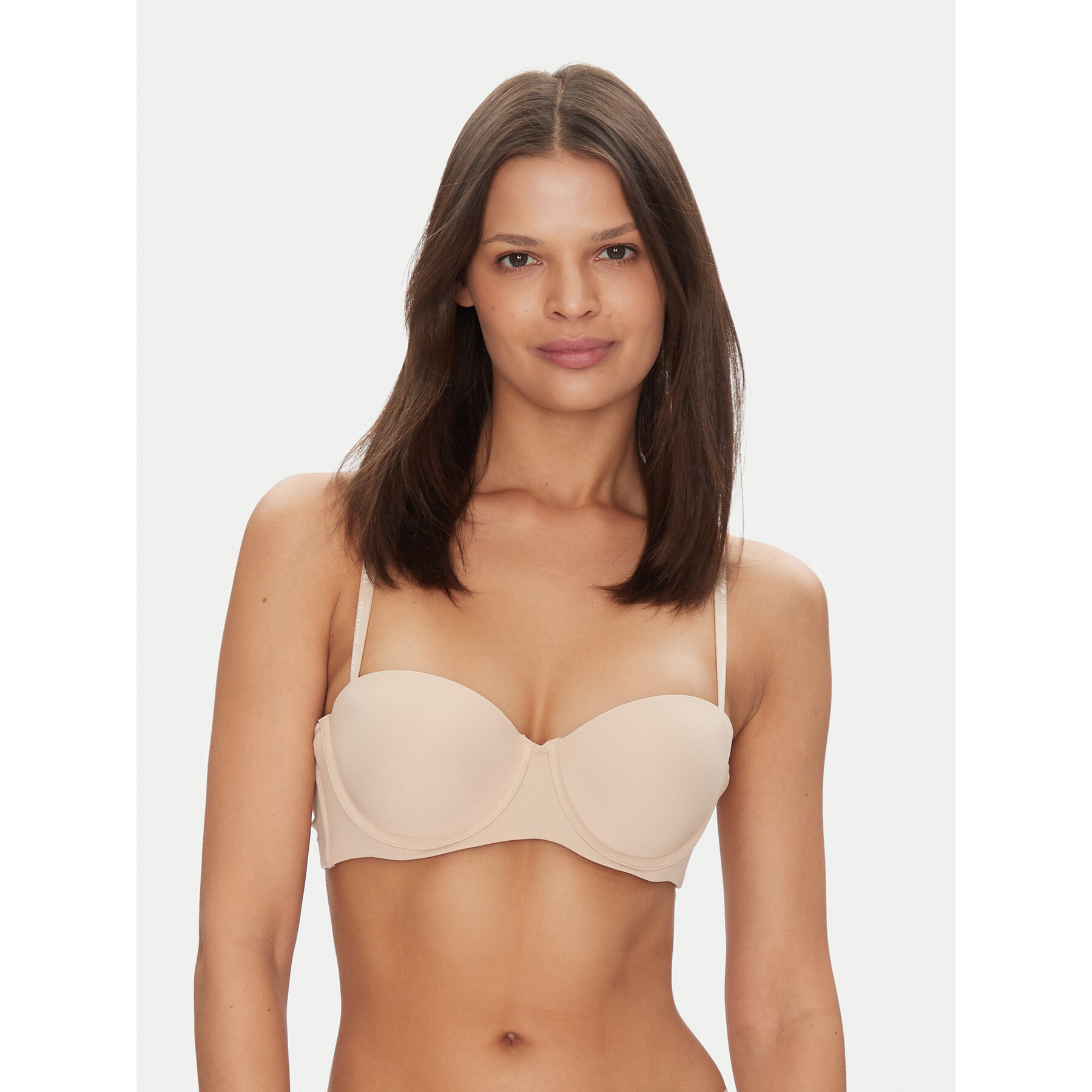 Tommy Hilfiger Bardot melltartó UW0UW05378 Bézs