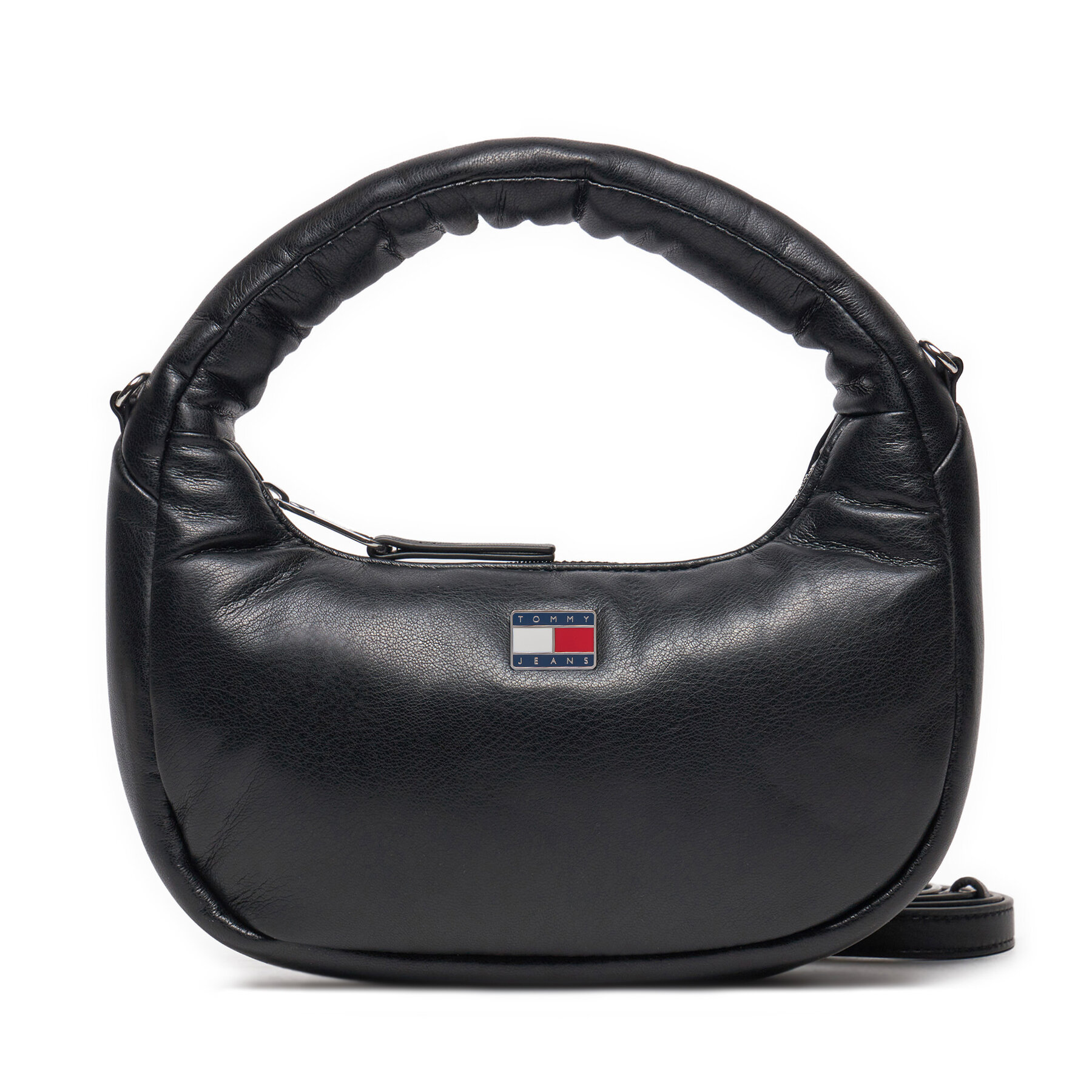 Geantă Tommy Jeans Tjw Pillow Mini Hobo AW0AW16976 Negru