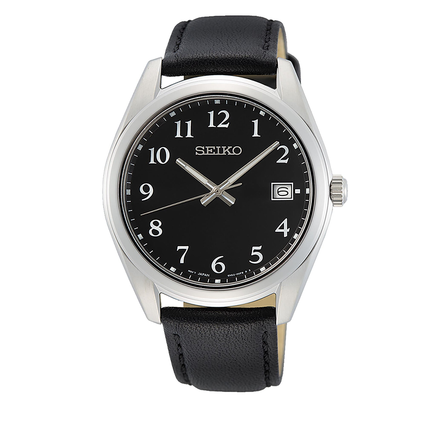 

Годинник Seiko Classic Quartz SUR461P1 Silver/Black, Чорний