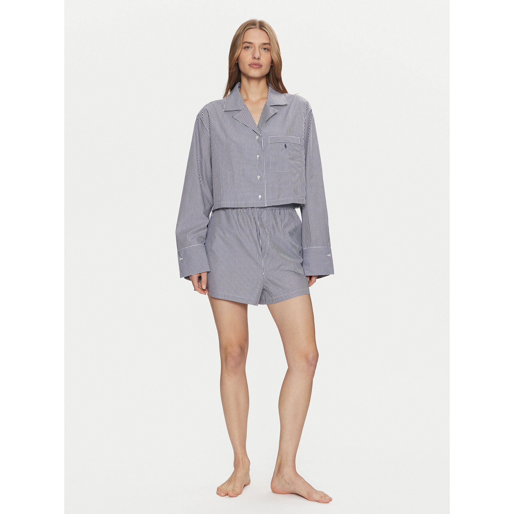 Polo Ralph Lauren Polo Ralph Lauren Πιτζάμα 4P8010 Μπλε Relaxed Fit