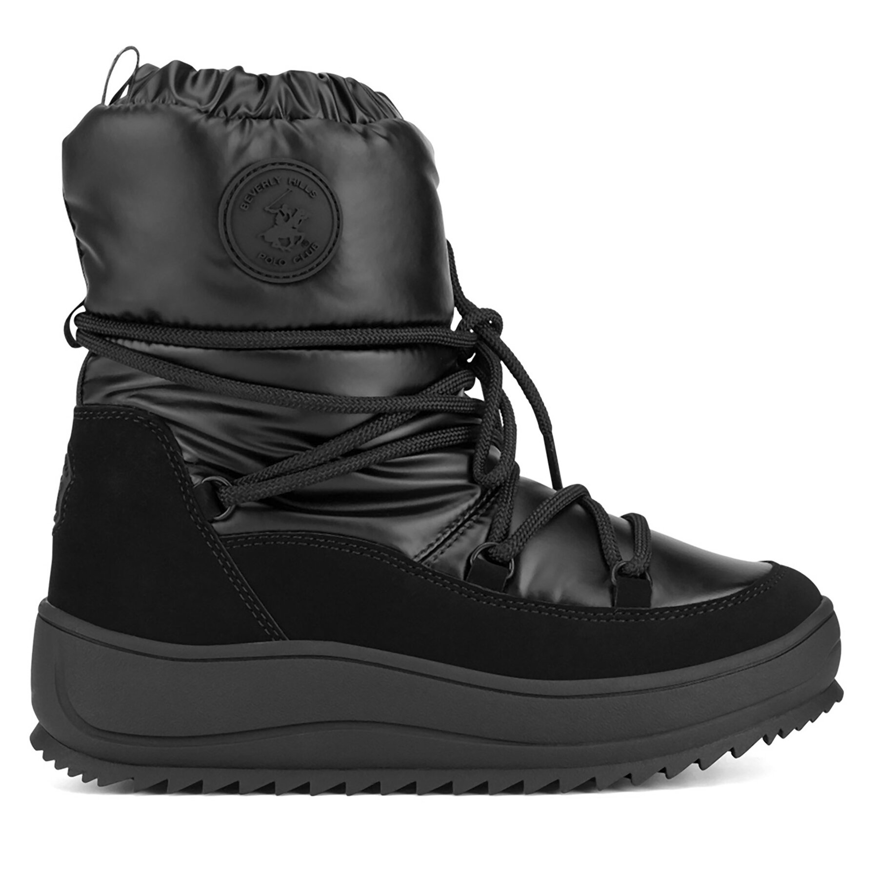 Damen Schneeschuhe Beverly Hills Polo Club, Schuhgröße 36, Schwarz, V12-794