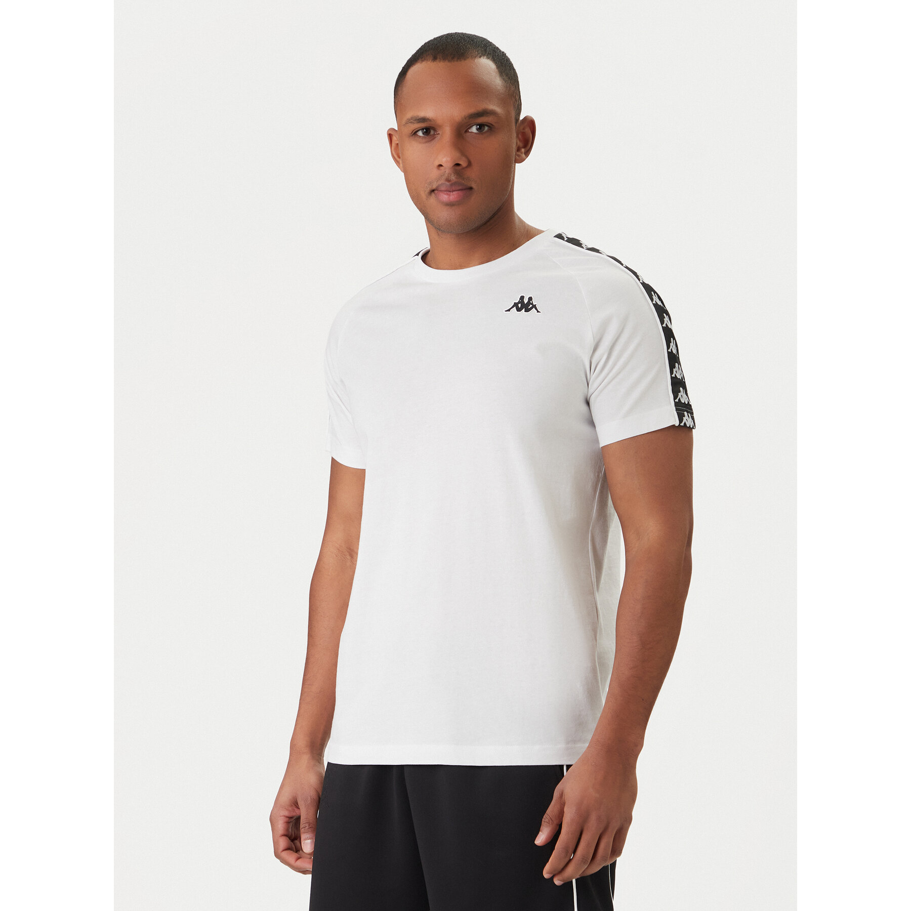 Kappa T-Shirt 303UV10 Weiß Slim Fit