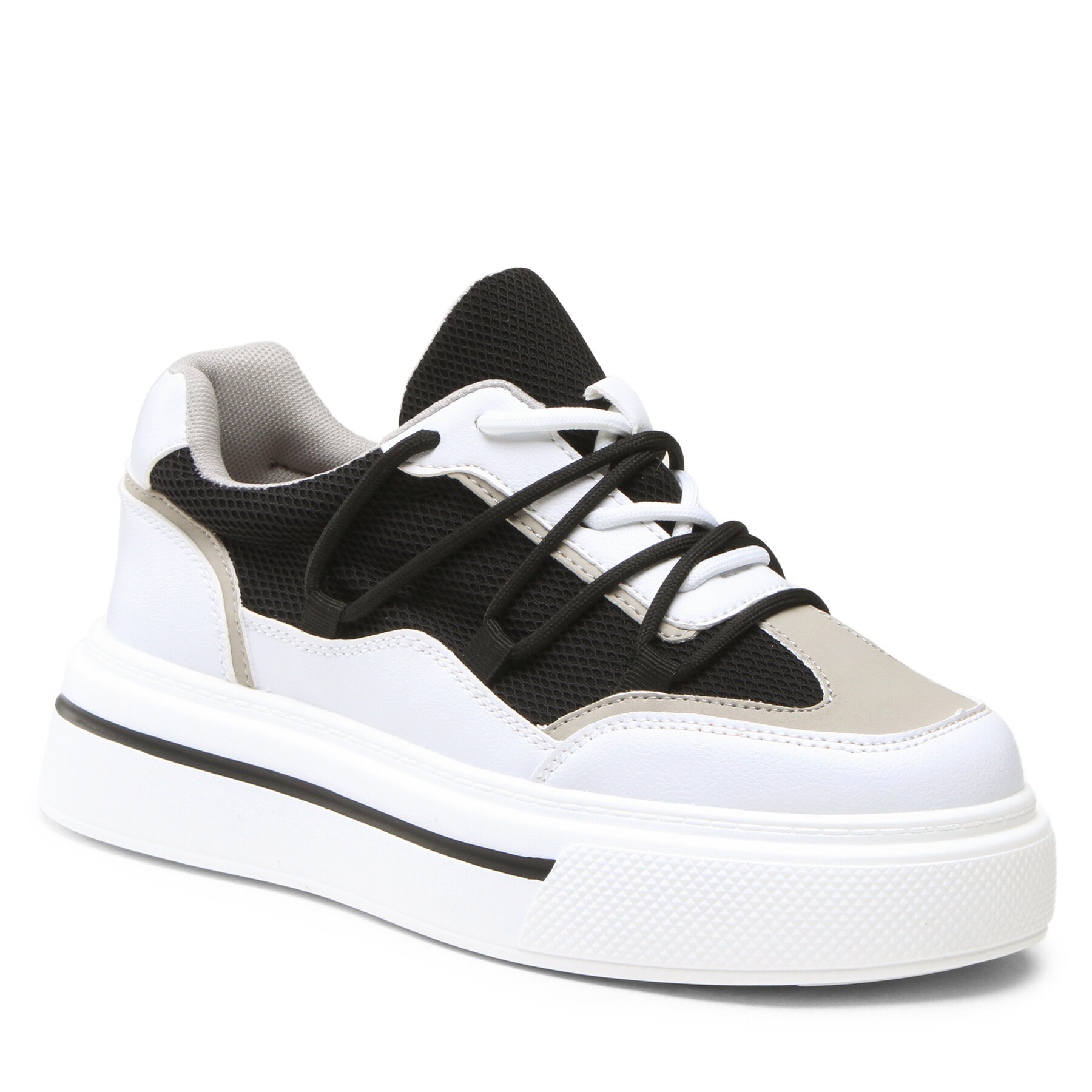 Teniși Keddo 837186/05-05E Black/White 837186/05-05E imagine super redus 2022
