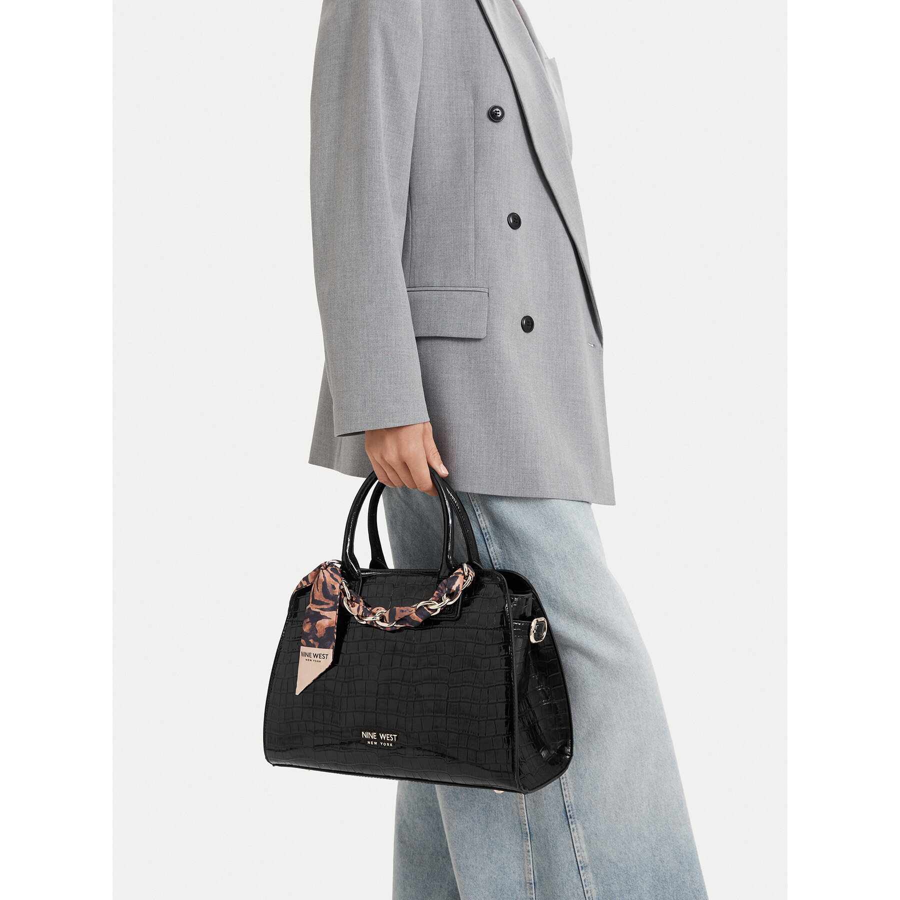 Дамска чанта Nine West EO-IVY SHORE-LDA9422 Черен