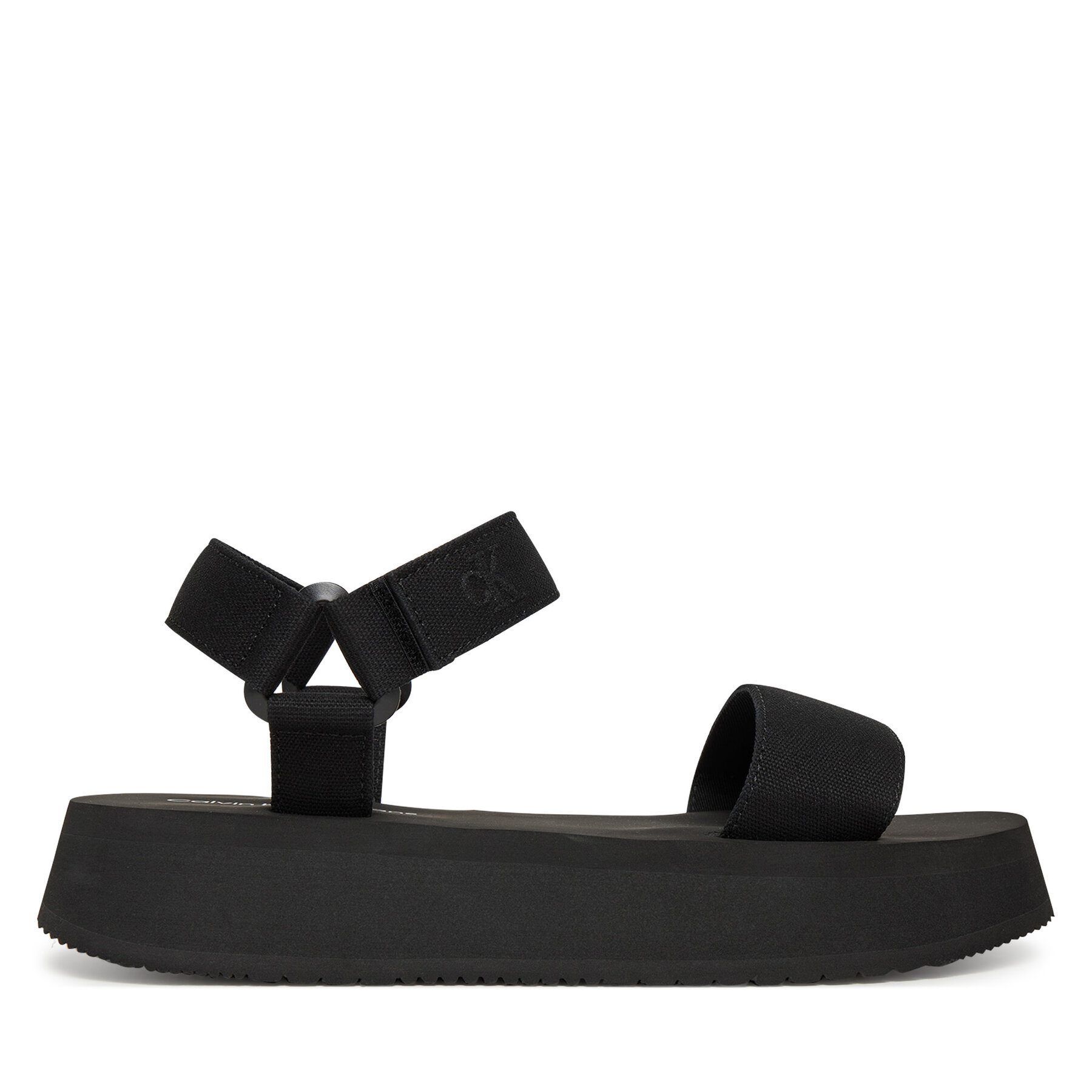 Sandale Calvin Klein Jeans Sandal Velcro Webbing Mg YW0YW01693 Negru