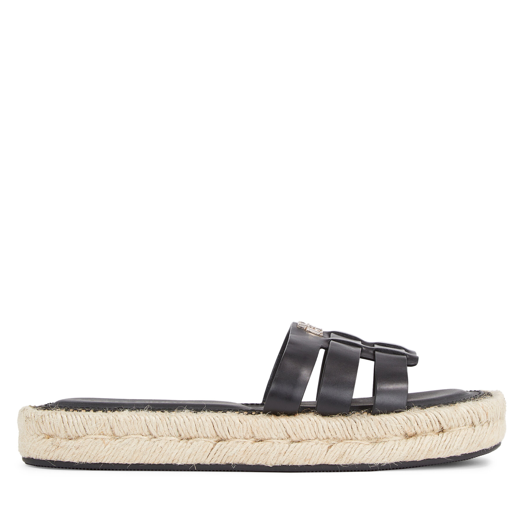 Alpargatas Tommy Hilfiger Authentic Flat FW0FW07745 Negro