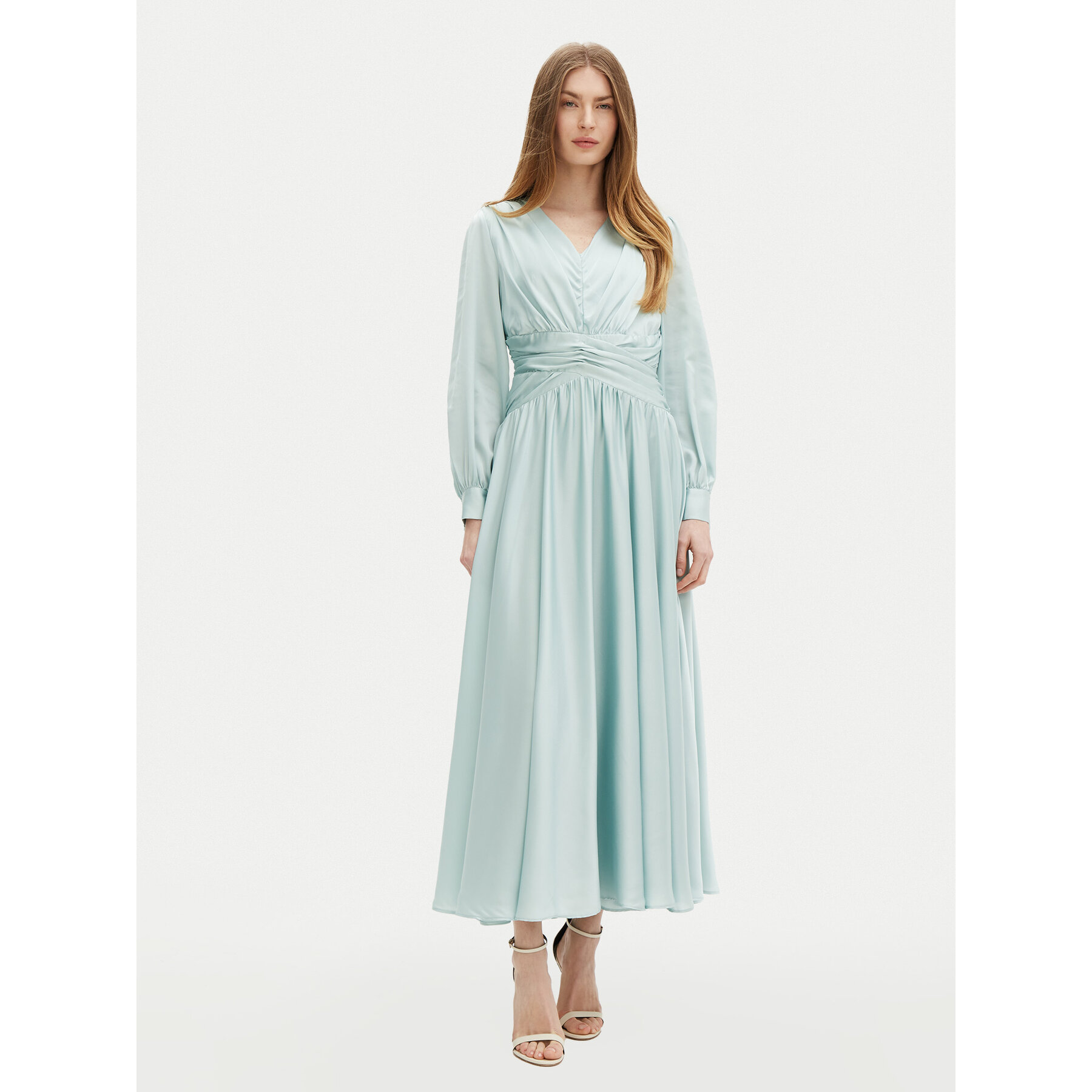 Guess Abendkleid W5PK1X WD8G2 Grün Regular Fit