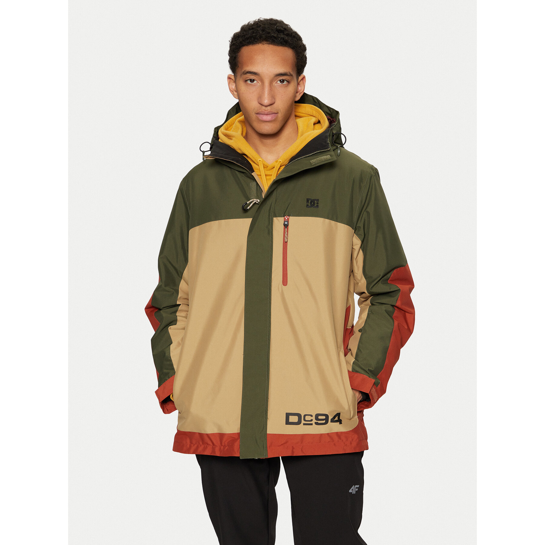 DC Shoes Snowboardjacke Defiant ADYTJ03084 Grün Standard Fit