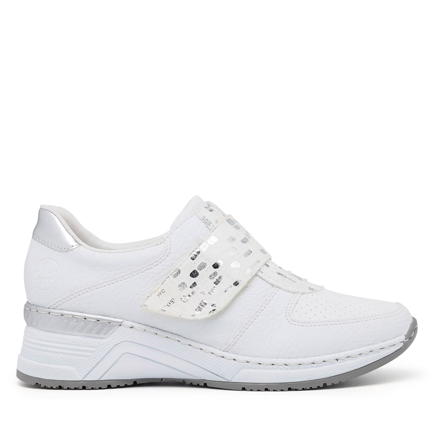 Sneakersy Rieker N4354-81 Biela