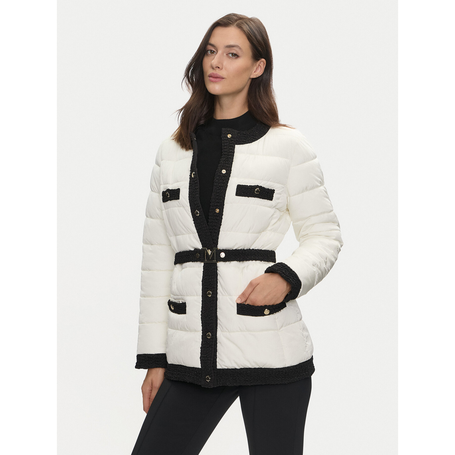Marciano Guess Übergangsjacke Cecilia 4YGL13 7127A Écru Regular Fit