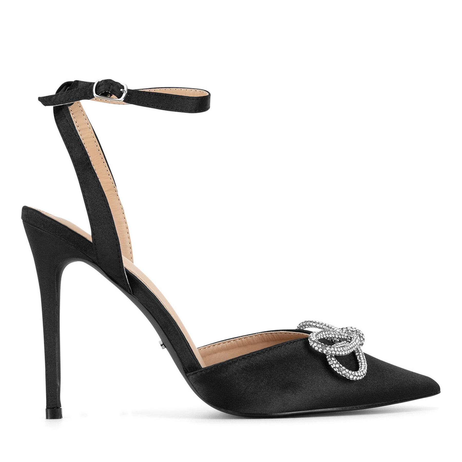 Pantofi cu toc subțire DeeZee F92831-8 Negru