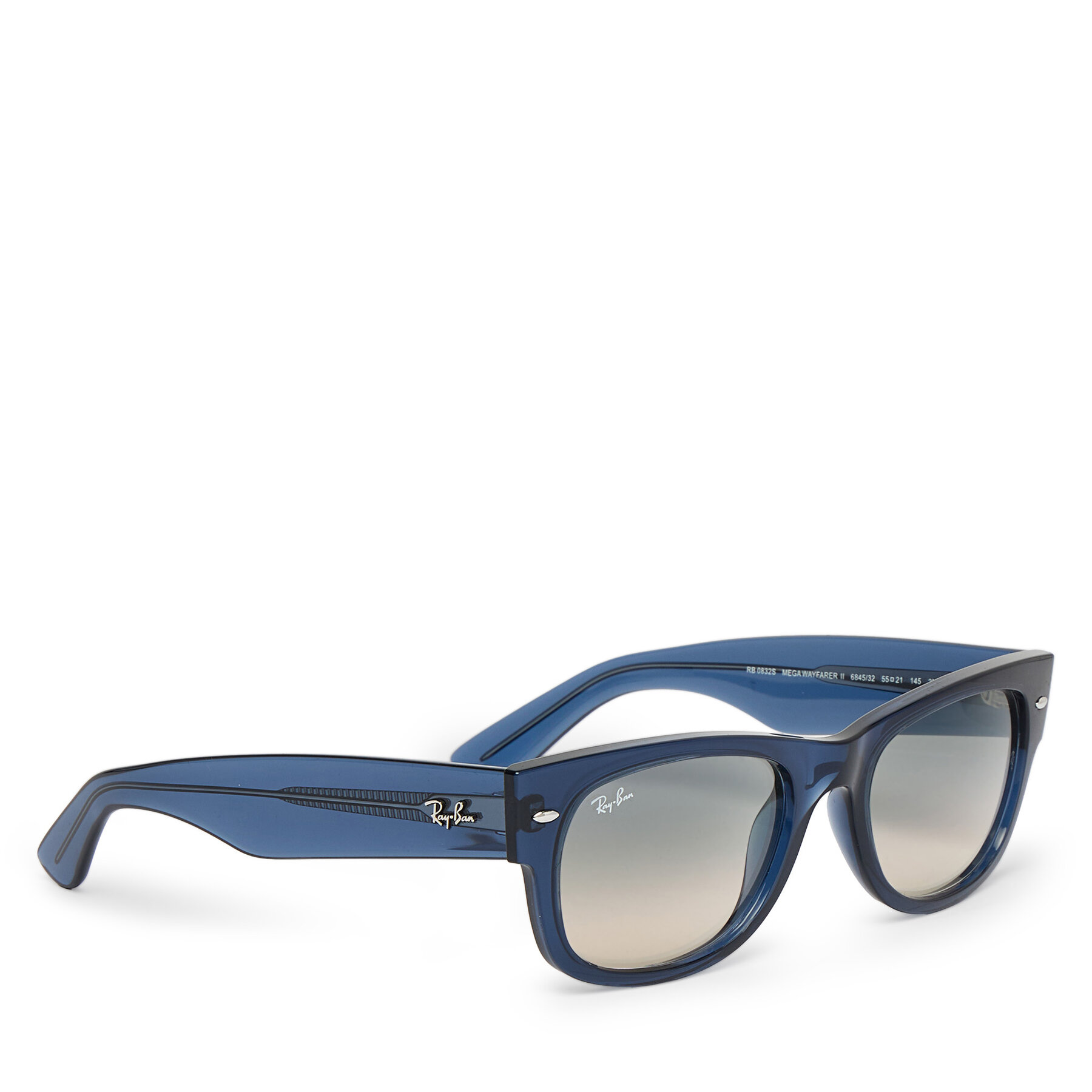 Slnečné okuliare Ray-Ban Mega Wayfarer II 0RB0832S 684532 Tmavomodrá