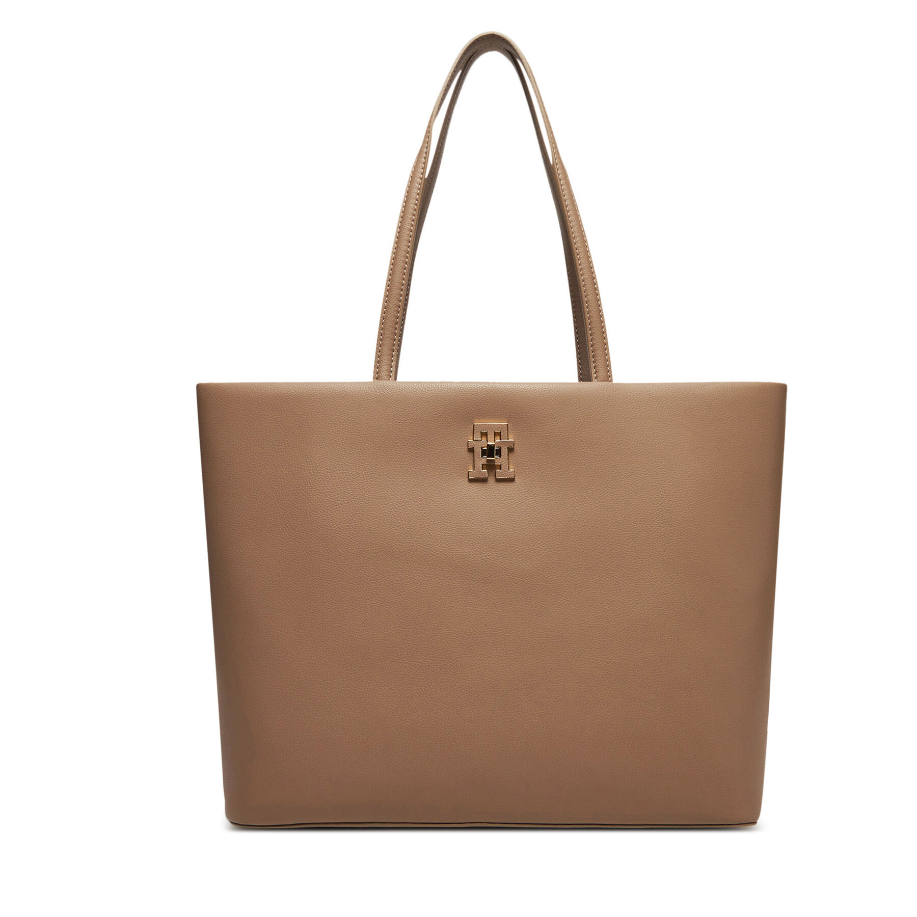 Kabelka Tommy Hilfiger Th Modern Tote AW0AW17528 Béžová