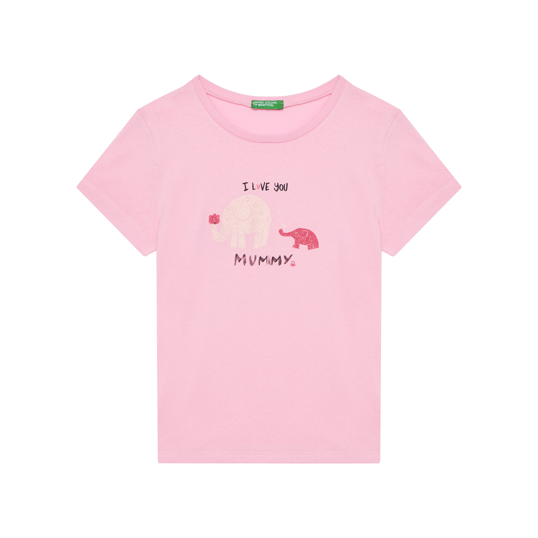 United Colors Of Benetton T-shirt 3I1XG10JJ Rosa Regular Fit