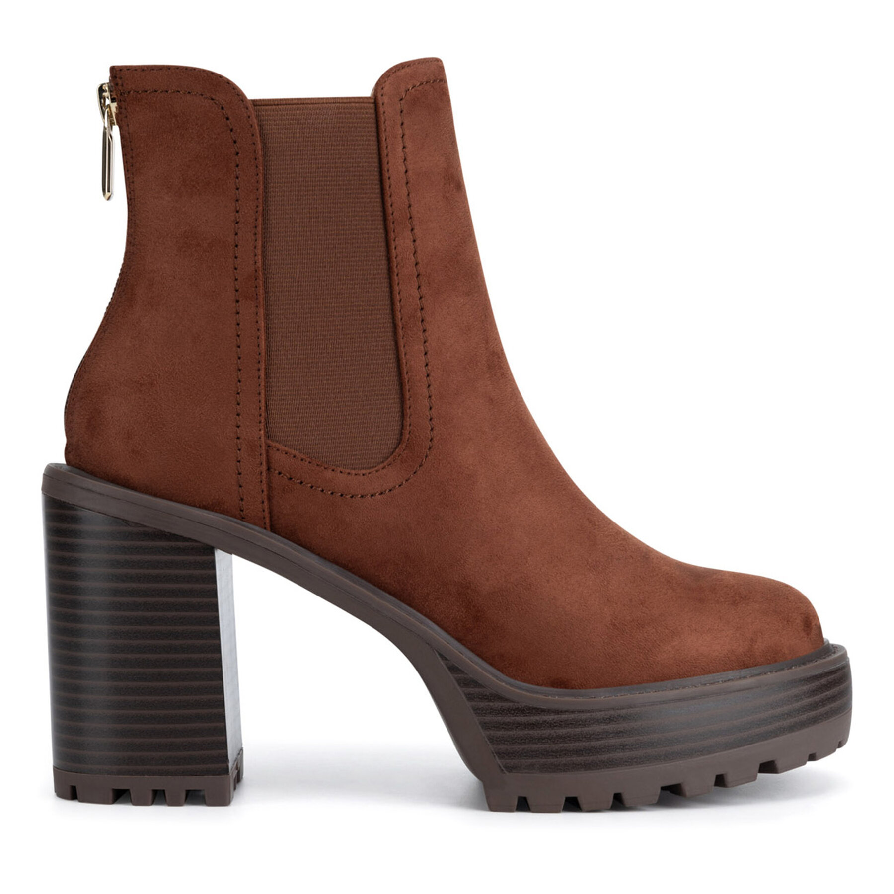Polokozačky Nine West WFA3374-1 Hnědá