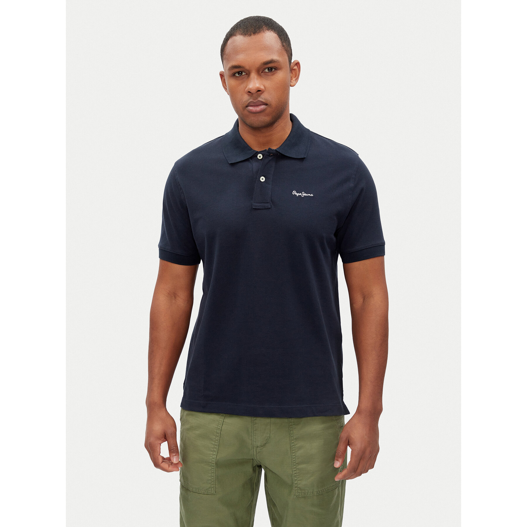 Pepe Jeans Polo Essential PM542298 Blu scuro Regular Fit