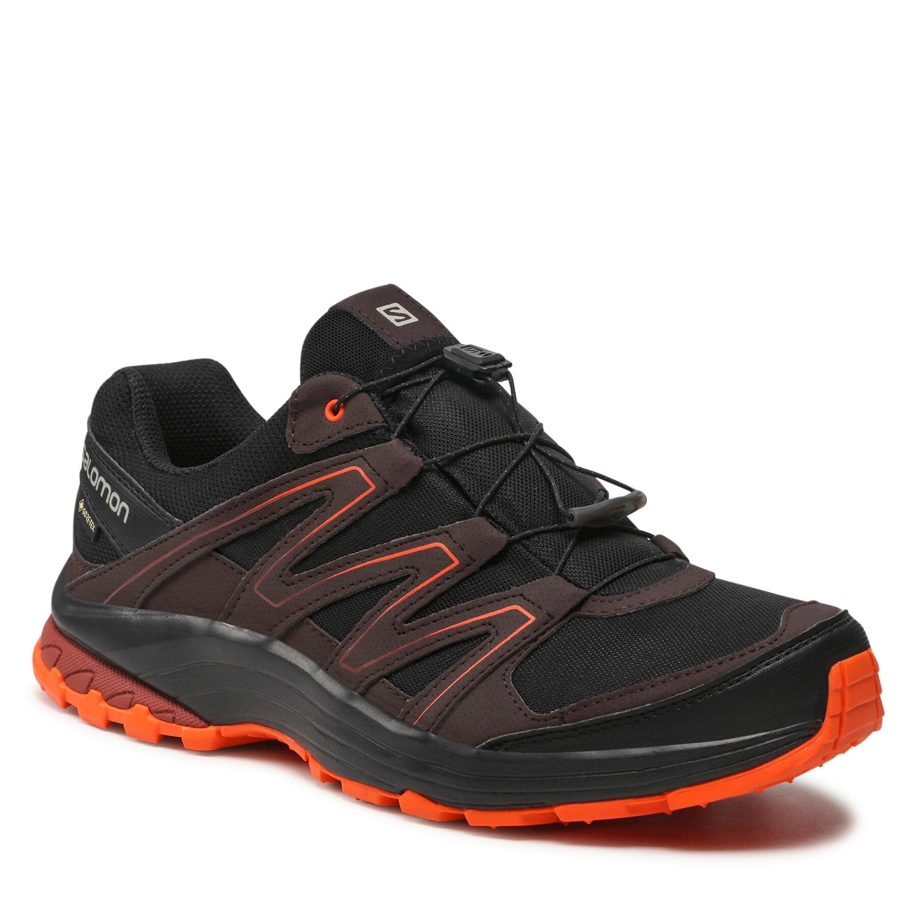Pantofi Salomon Sollia Gtx GORE-TEX 412318 31 V0 Black/Chocolate Plum/Red Orange 412318 imagine super redus 2022