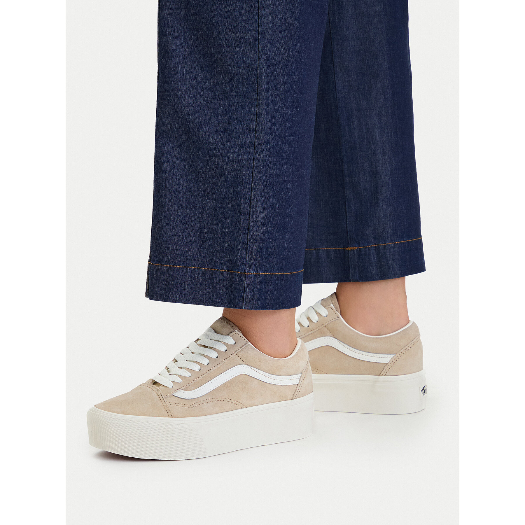 Гуменки Vans Old Skool Platform VN0009PZ4MG1 Бежов