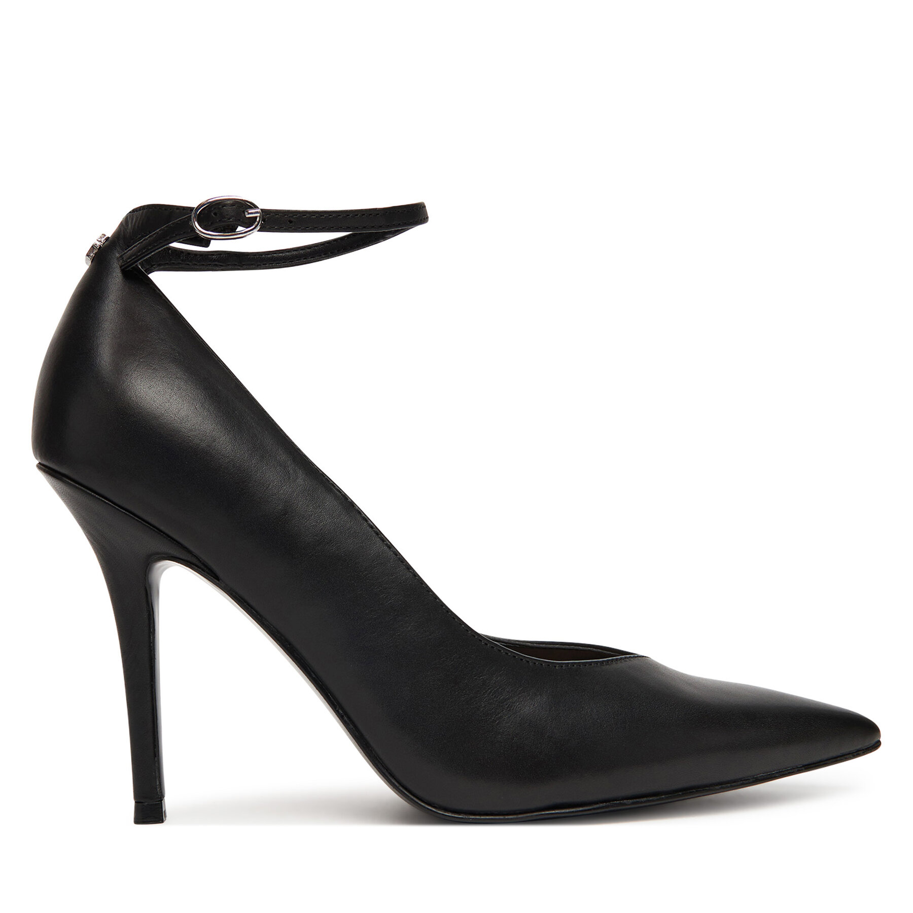 Обувки на ток Guess FLFNPR LEA08 Черен