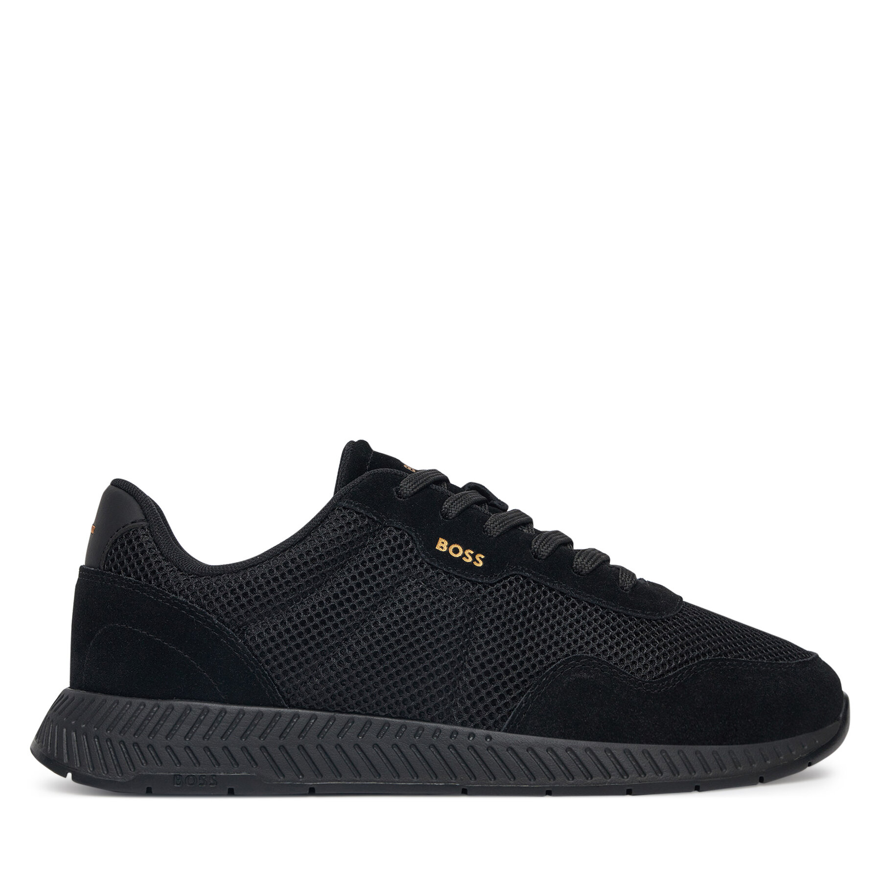 Pánske Sneakersy BOSS, Rozmer: 45, Čierna, Titanium 50541882