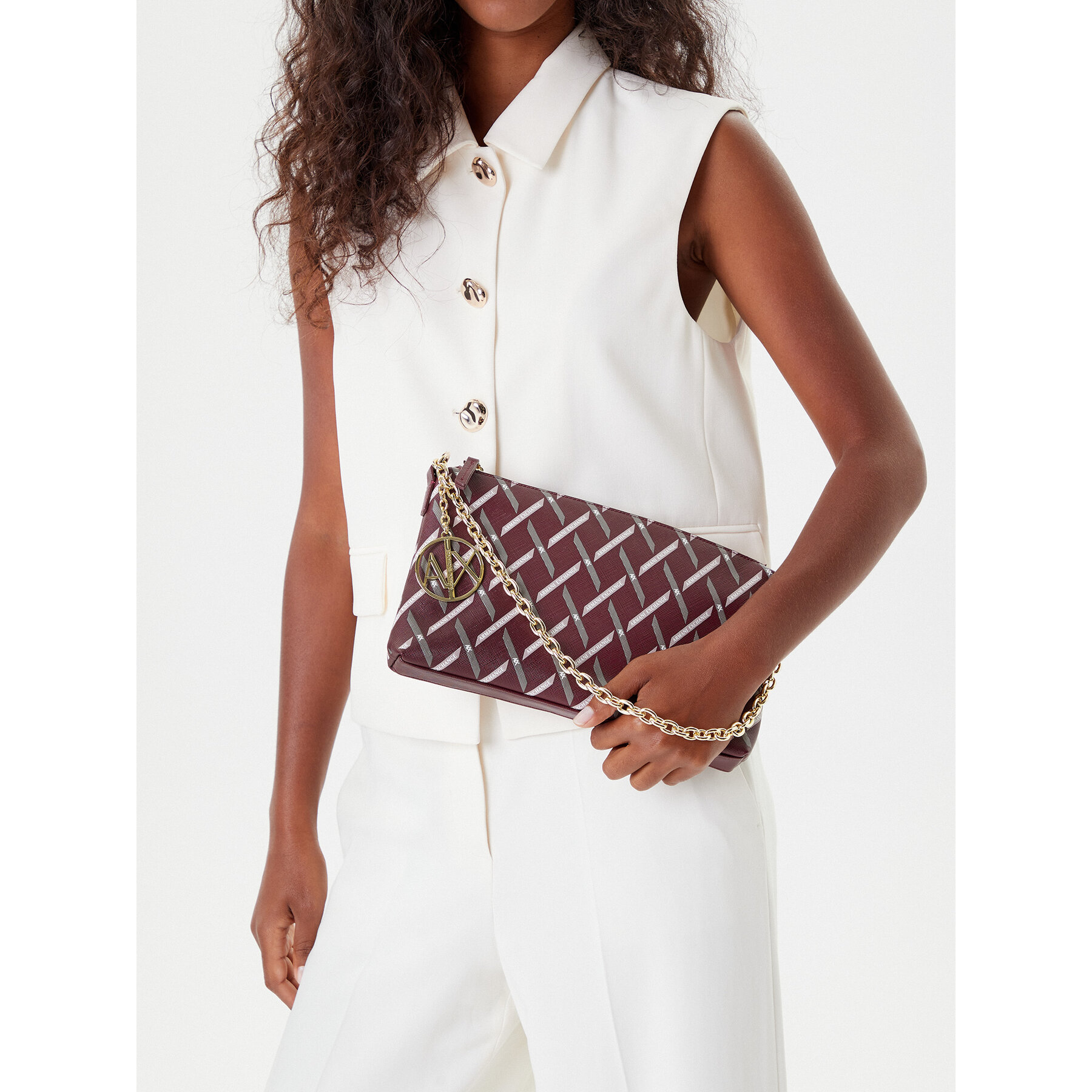 Geantă Armani Exchange XW000399 AF17155 MA043 Vișiniu