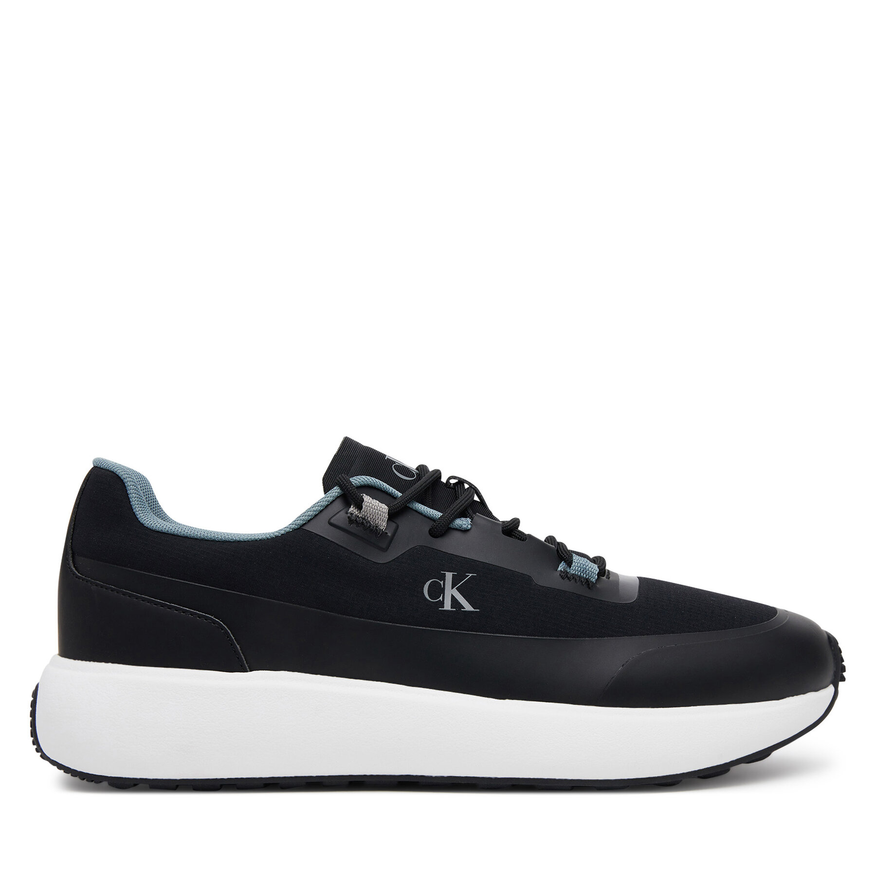 Pánske Sneakersy Calvin Klein Jeans, Rozmer: 43, Čierna, Athleisure Runner Tech Ripstop YM0YM01205