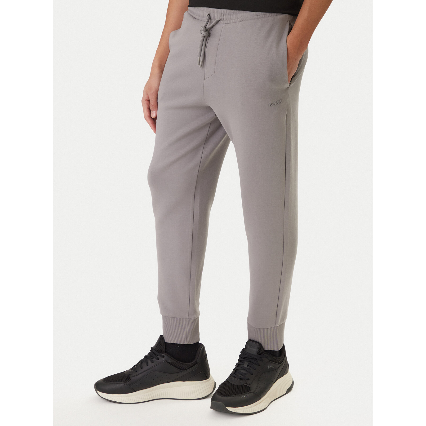 BOSS Jogginghose Hadiko 50555505 Grau Regular Fit