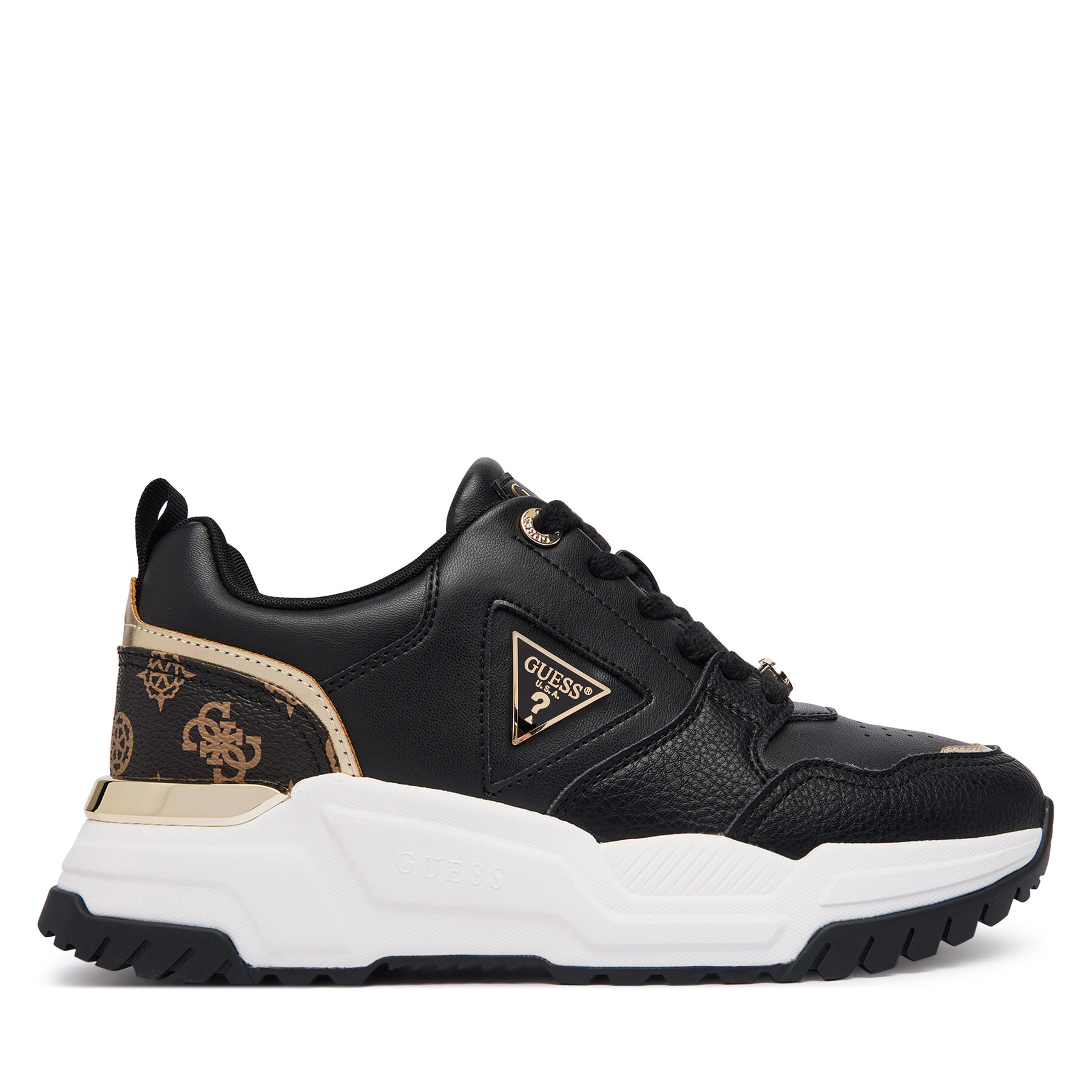 Sneakers Guess FLFHEL ELE12 Negru