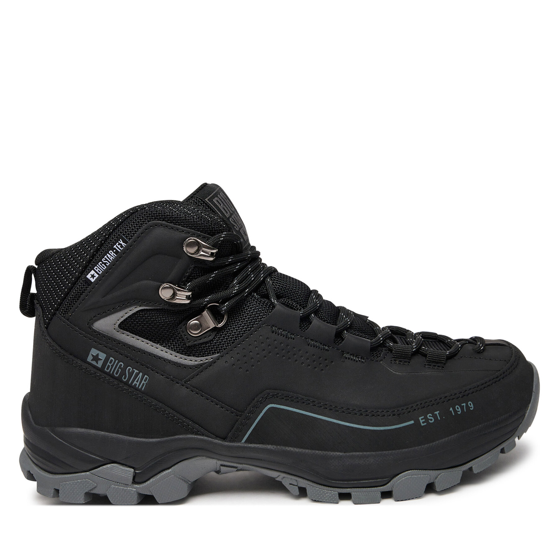 Męskie Trapery Big Star Shoes, Rozmiar 44 Czarny OO174341