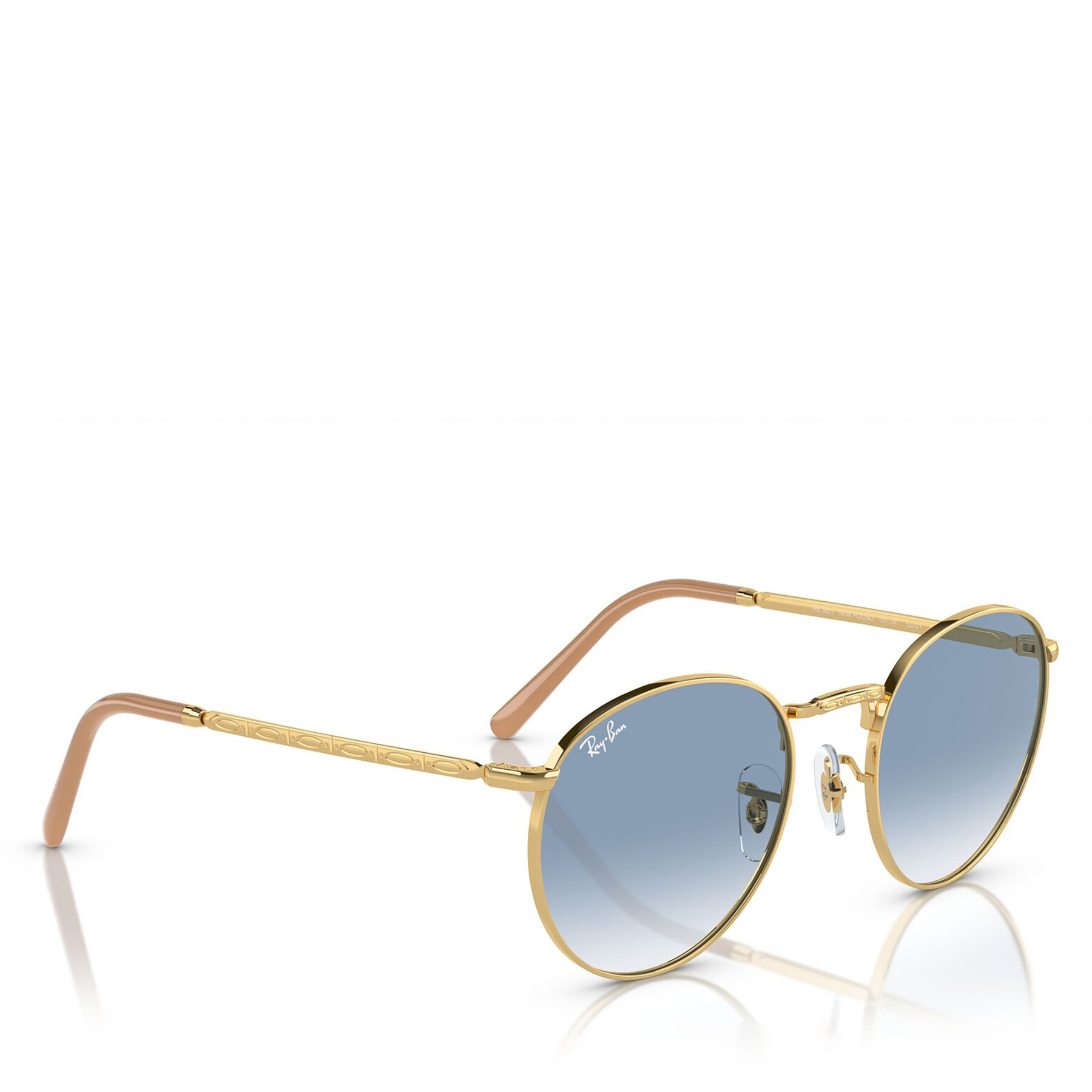 Gafas de sol Ray-Ban New Round 0RB3637 001/3F Oro