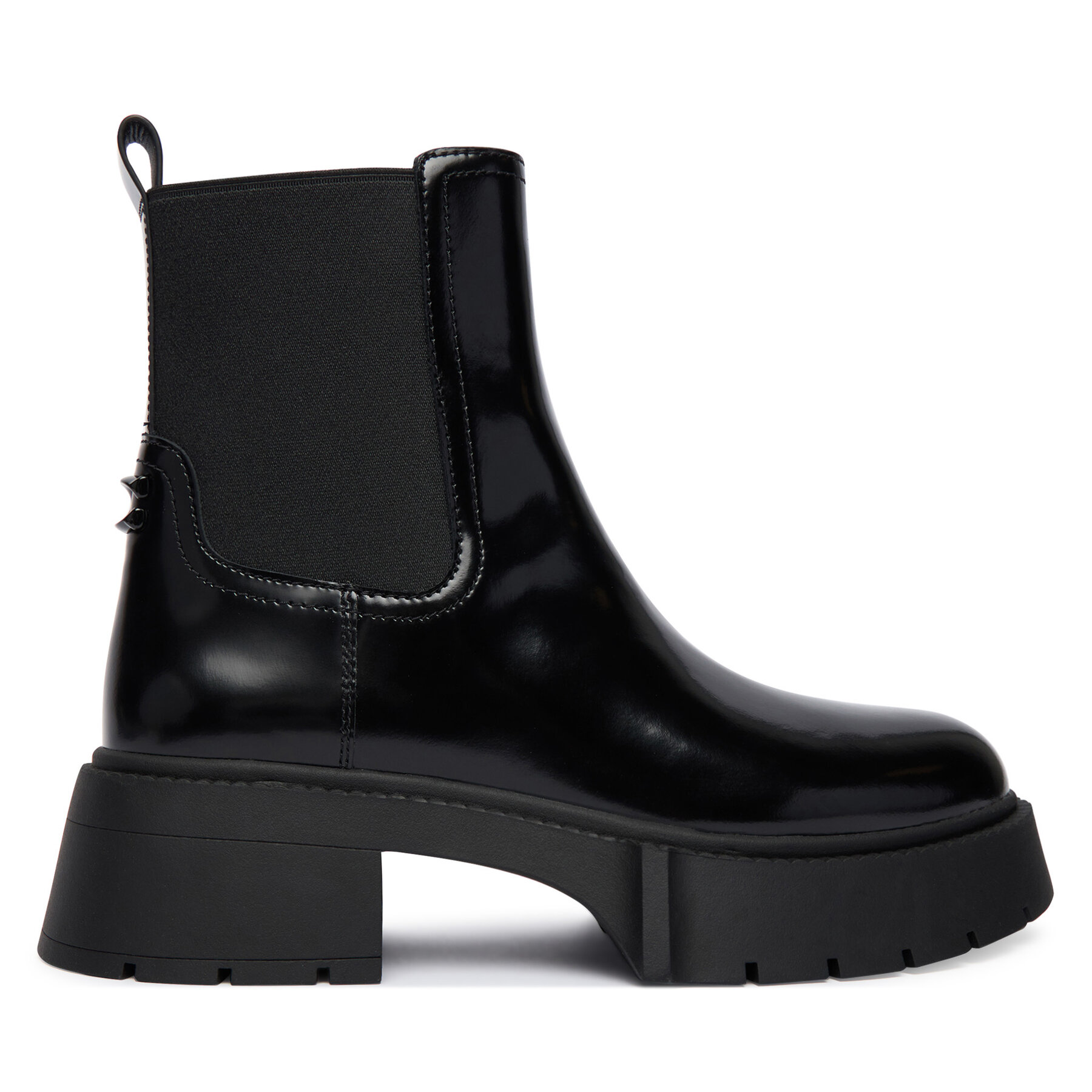 Боти тип челси Coach Leah Platform CCH90 Черен