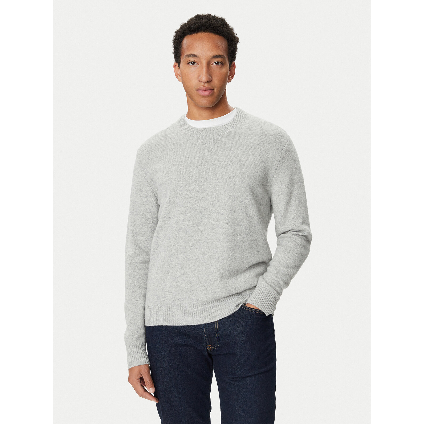 Calvin Klein Jeans Pullover LV04RH305G Grau Regular Fit