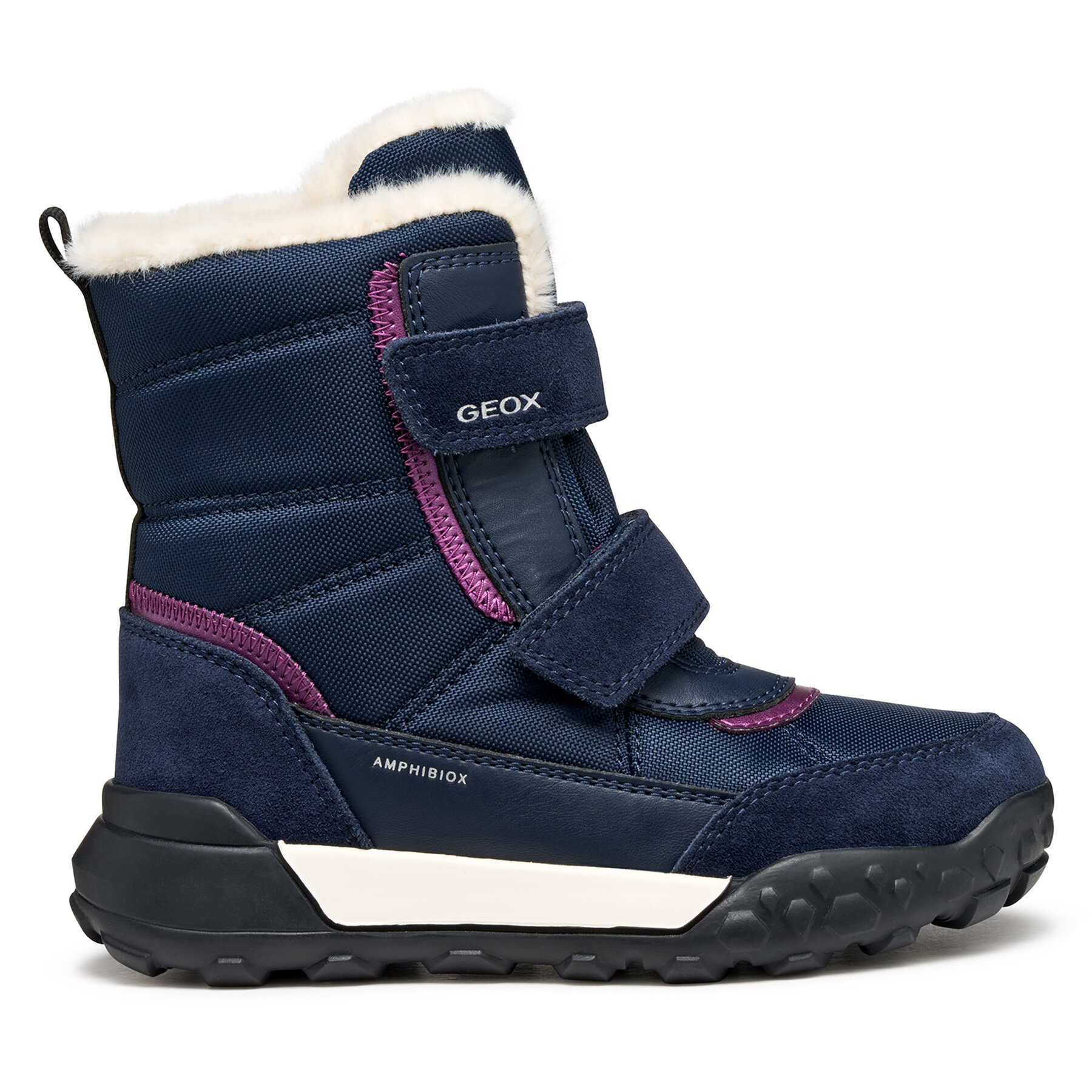 Snehule Geox J Trekkyup Girl B Abx J46M7E 08V22 C4269 S Tmavomodrá