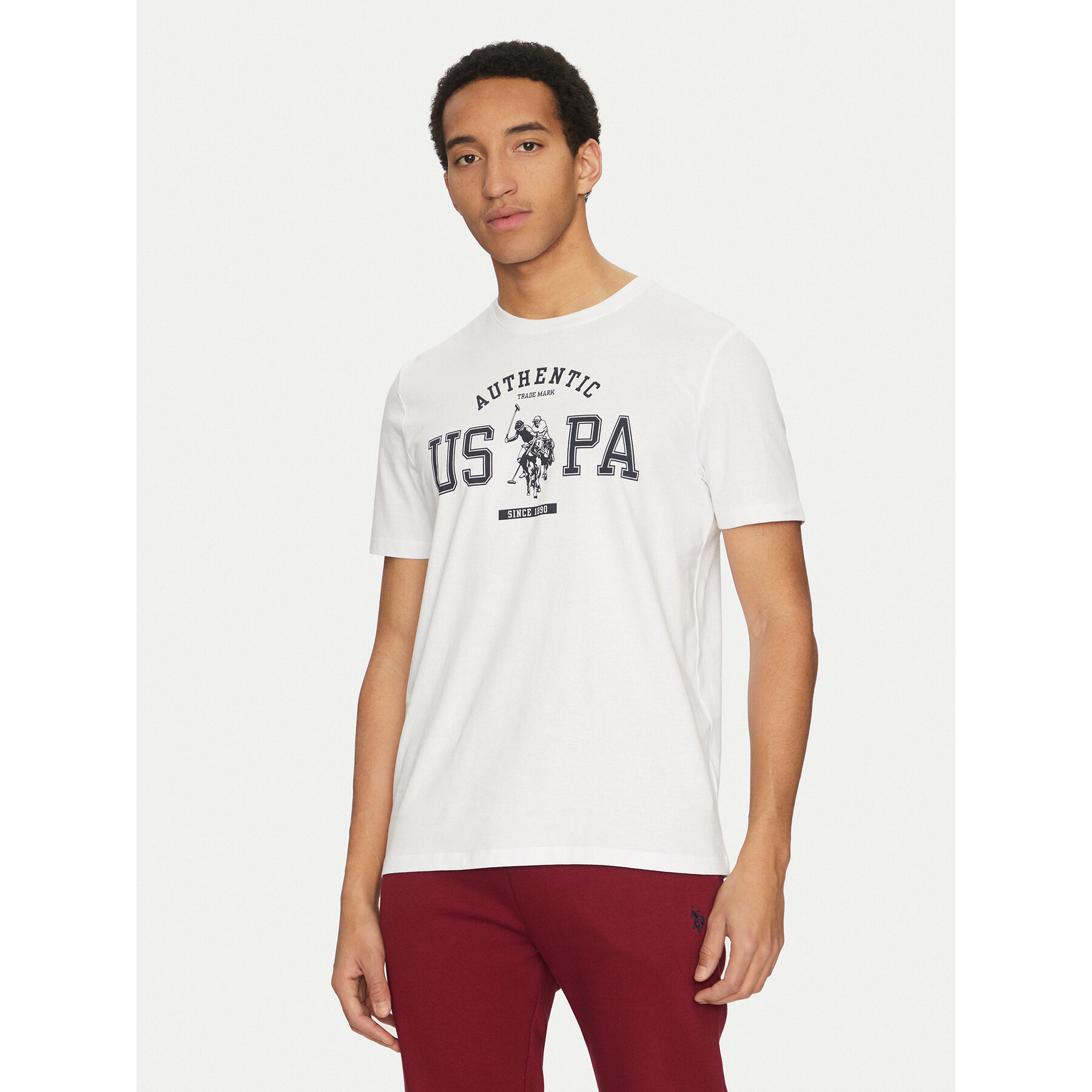 U.S. Polo Assn. T-shirt MUP4083 Bianco Regular Fit