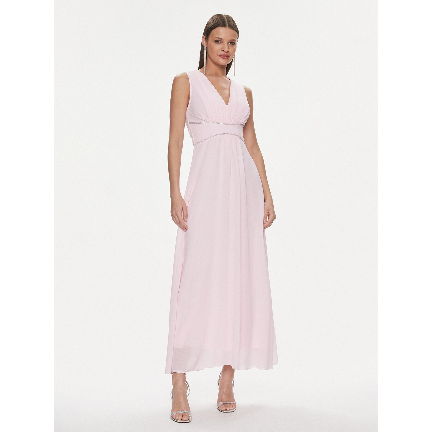 Rinascimento Abendkleid CFC0117736003 Rosa Regular Fit
