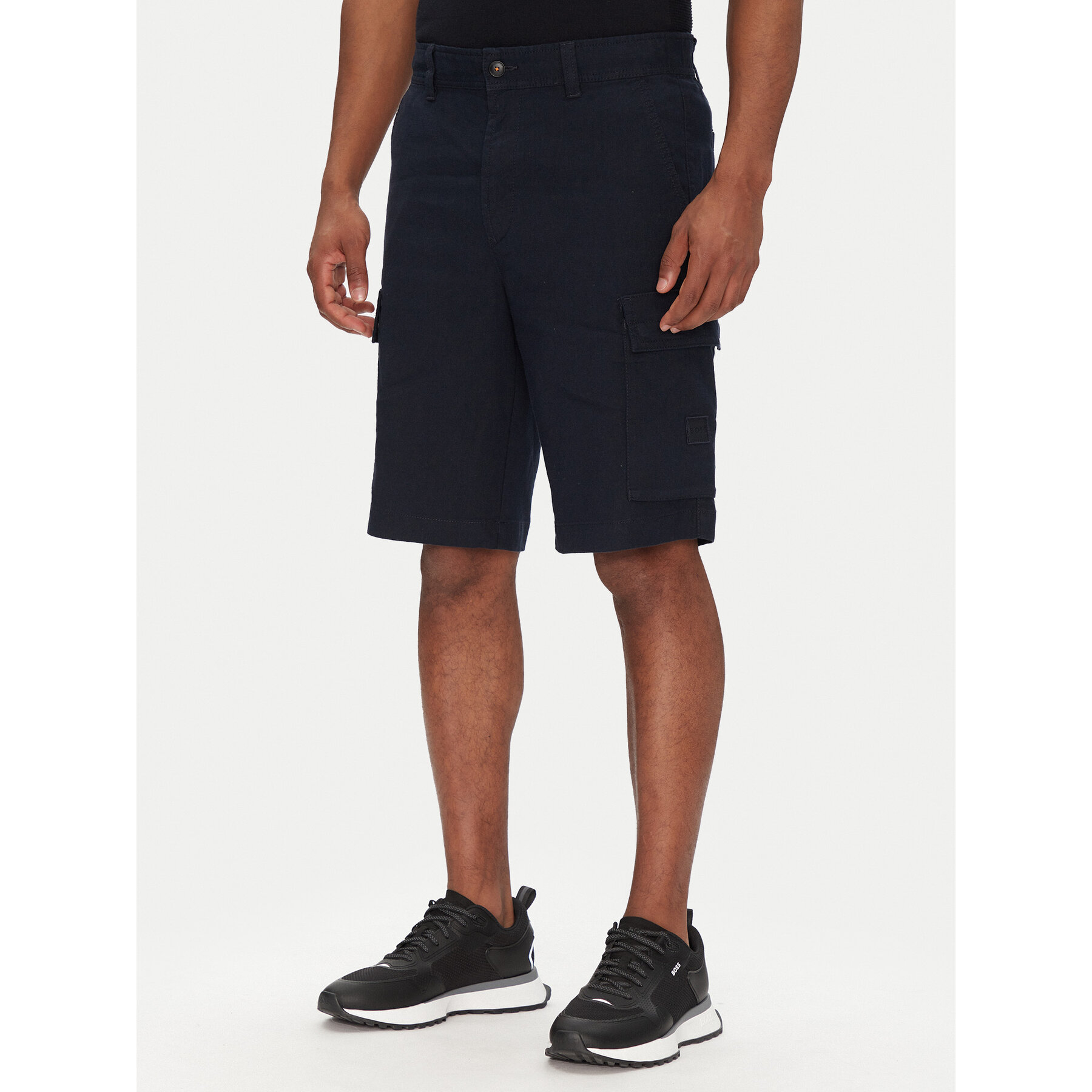 BOSS Stoffshorts Sisla-9 50536888 Dunkelblau Slim Fit