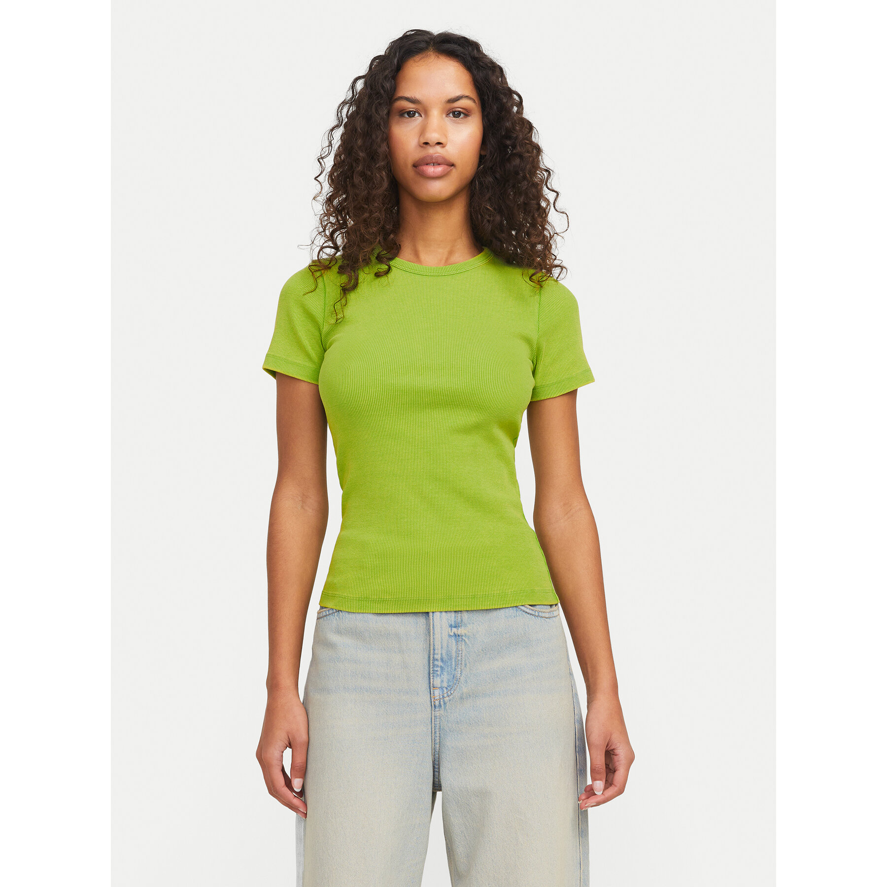 JJXX JJXX T-Shirt Frankie 12239962 Πράσινο Slim Fit