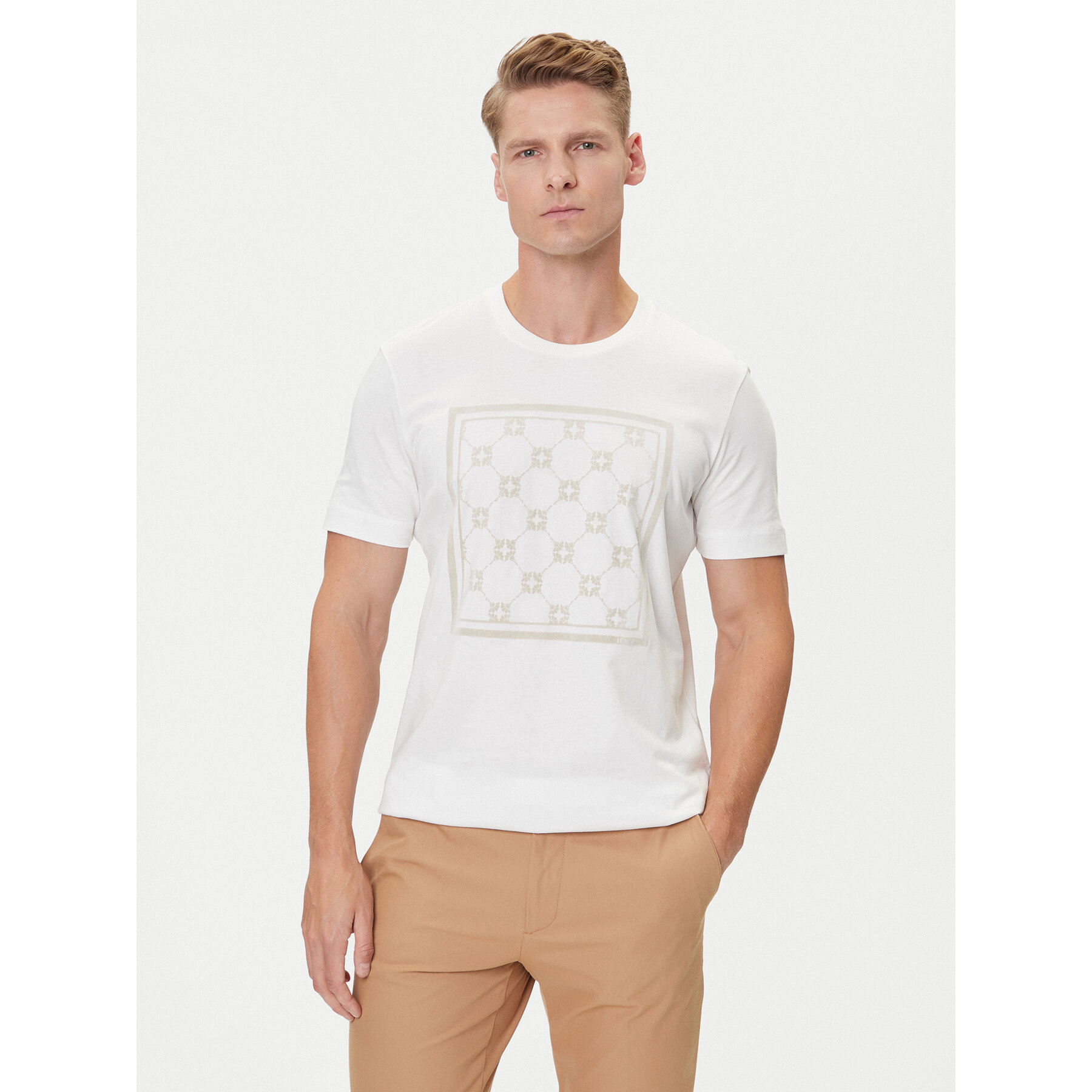 JOOP! T-Shirt 17 JJ-21Bajo 30047429 Beige Modern Fit
