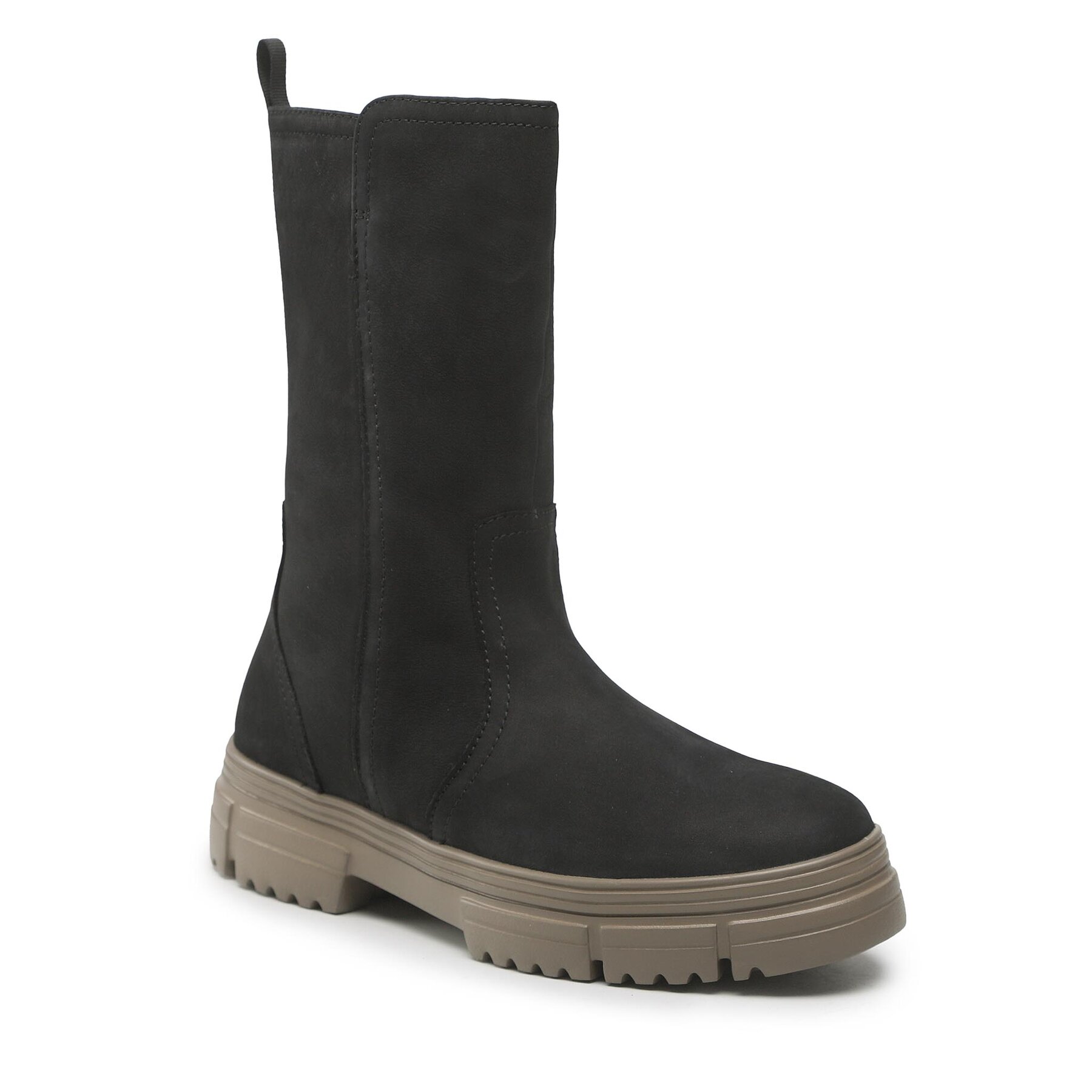 Škornji Caprice 9-26408-29 Black Nubuck 008