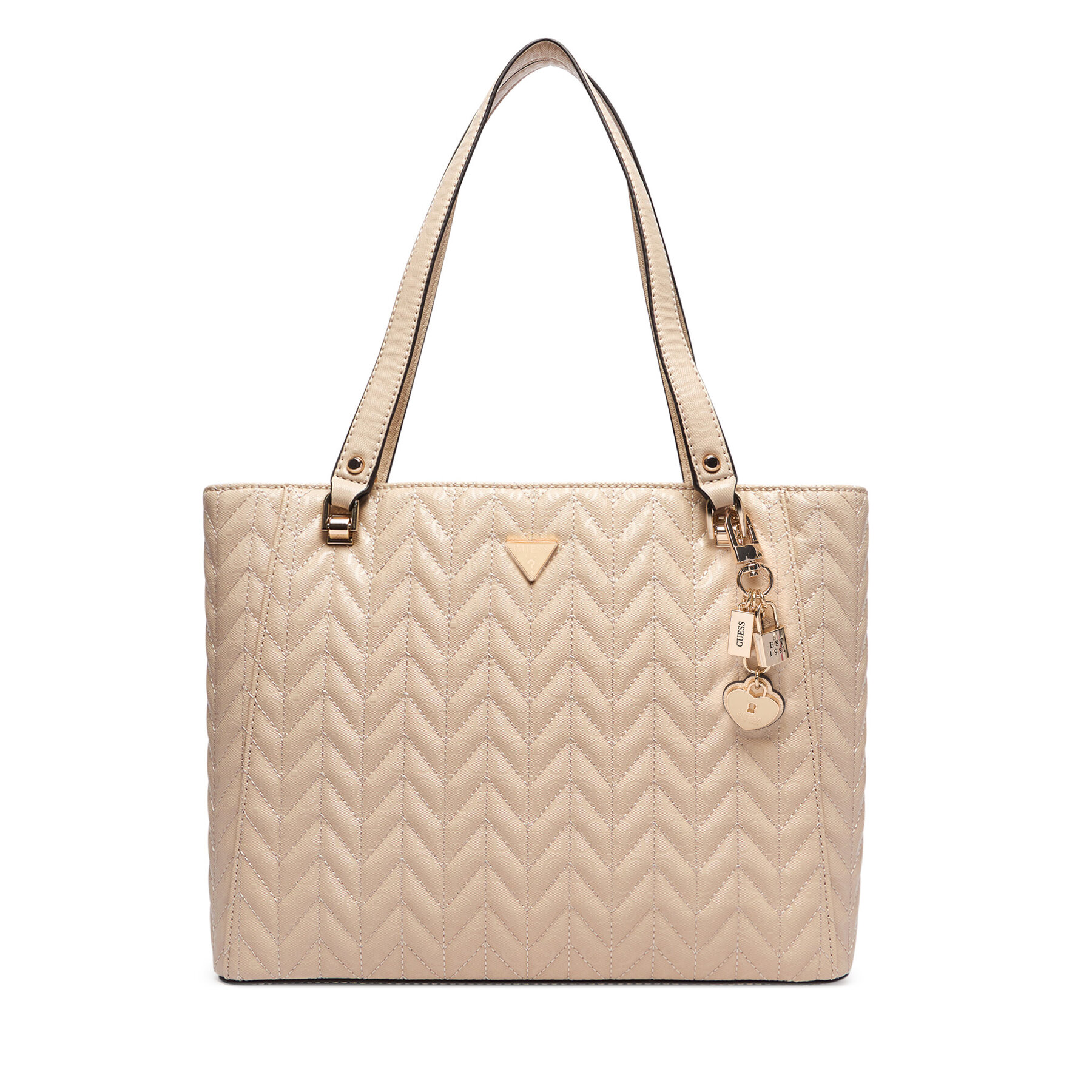 Дамска чанта Guess Stacey HWGG97 41250 Бежов