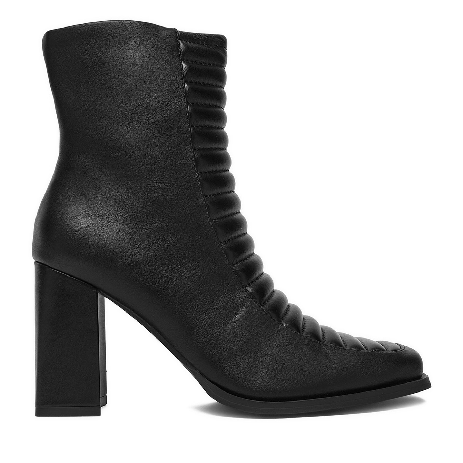 Botine DeeZee 7366 5-BLACK PU Negru