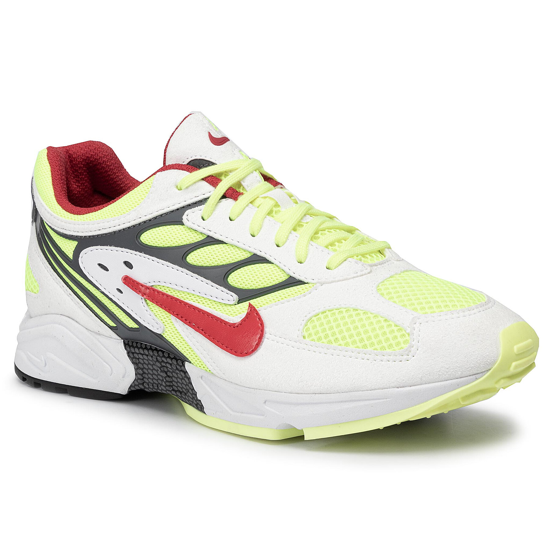 Pantofi Nike Air Ghost Racer AT5410 100 White/Atom Red/Neon Yellow